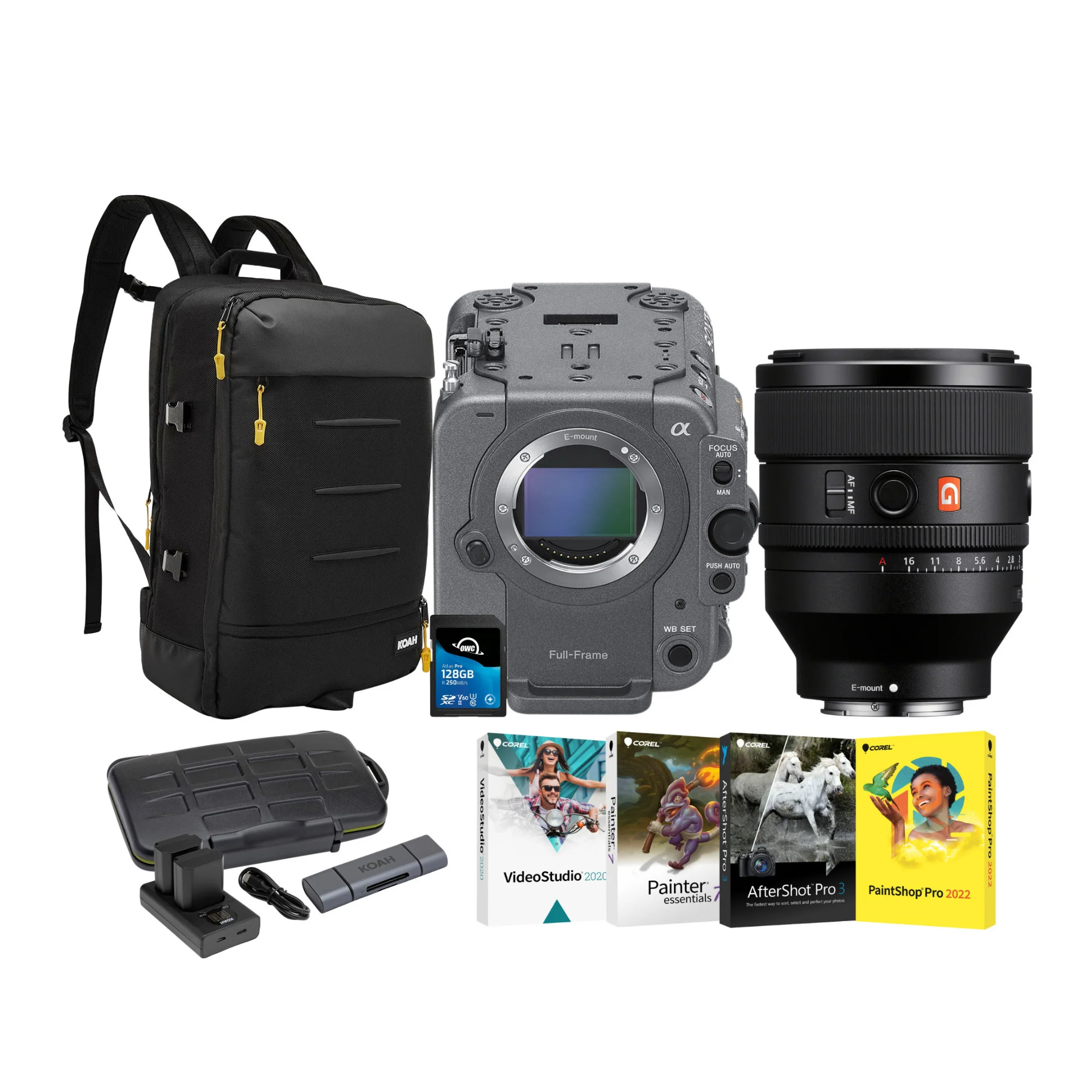 Sony FX6 Full-Frame Cinema Camera with 50mm f/1.2 GM Lens Bundle