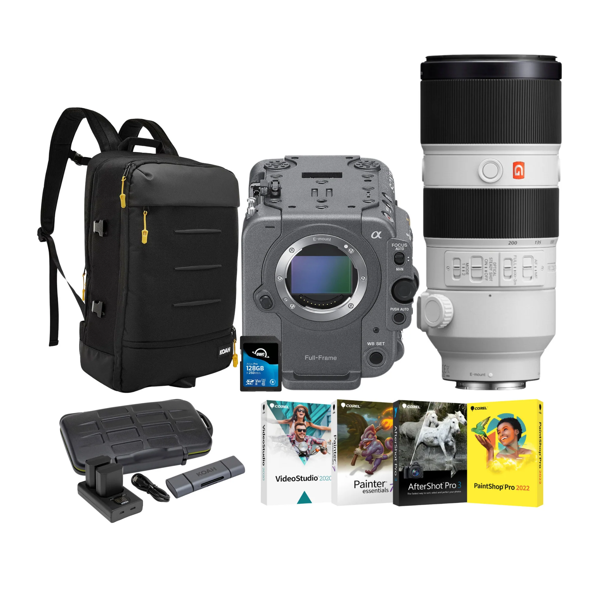 Sony FX6 Full-Frame Cinema Camera with 70-200mm f/2.8 GM OSS Lens Bundle