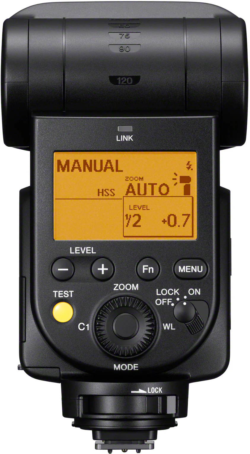 Sony HVL-F60RM Wireless Radio Control External Flash with USB-C Charger and Triple Shoe Bracket - Image 11