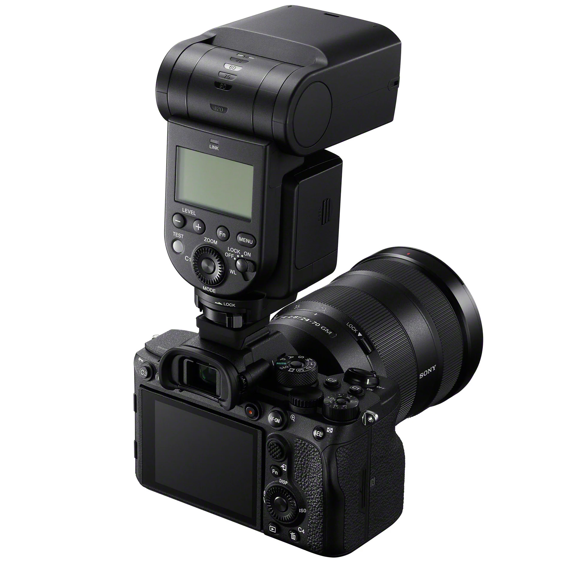 Sony HVL-F60RM2 Wireless Radio Flash with Kingston 128GB SD Card and Koah Triple Shoe Bracket - Image 10