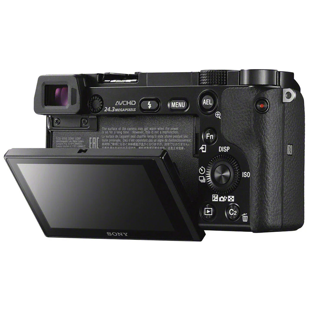 Sony Alpha a6000 24.3MP Mirrorless Digital Camera with 16-50mm OSS Lens (Black) - Image 4