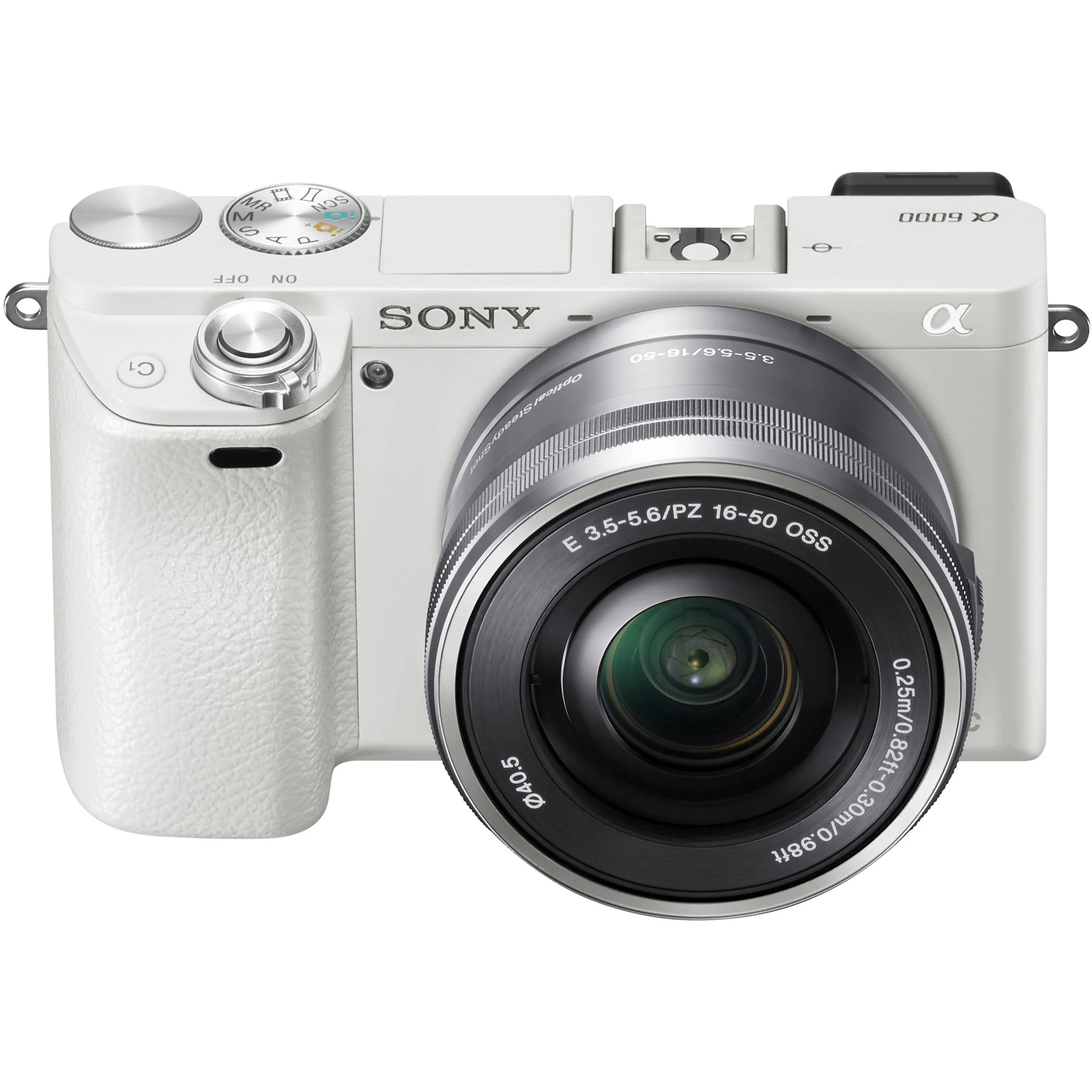 Sony Alpha a6000 24.3MP Mirrorless Digital Camera with 16-50mm Lens (White) - Image 5
