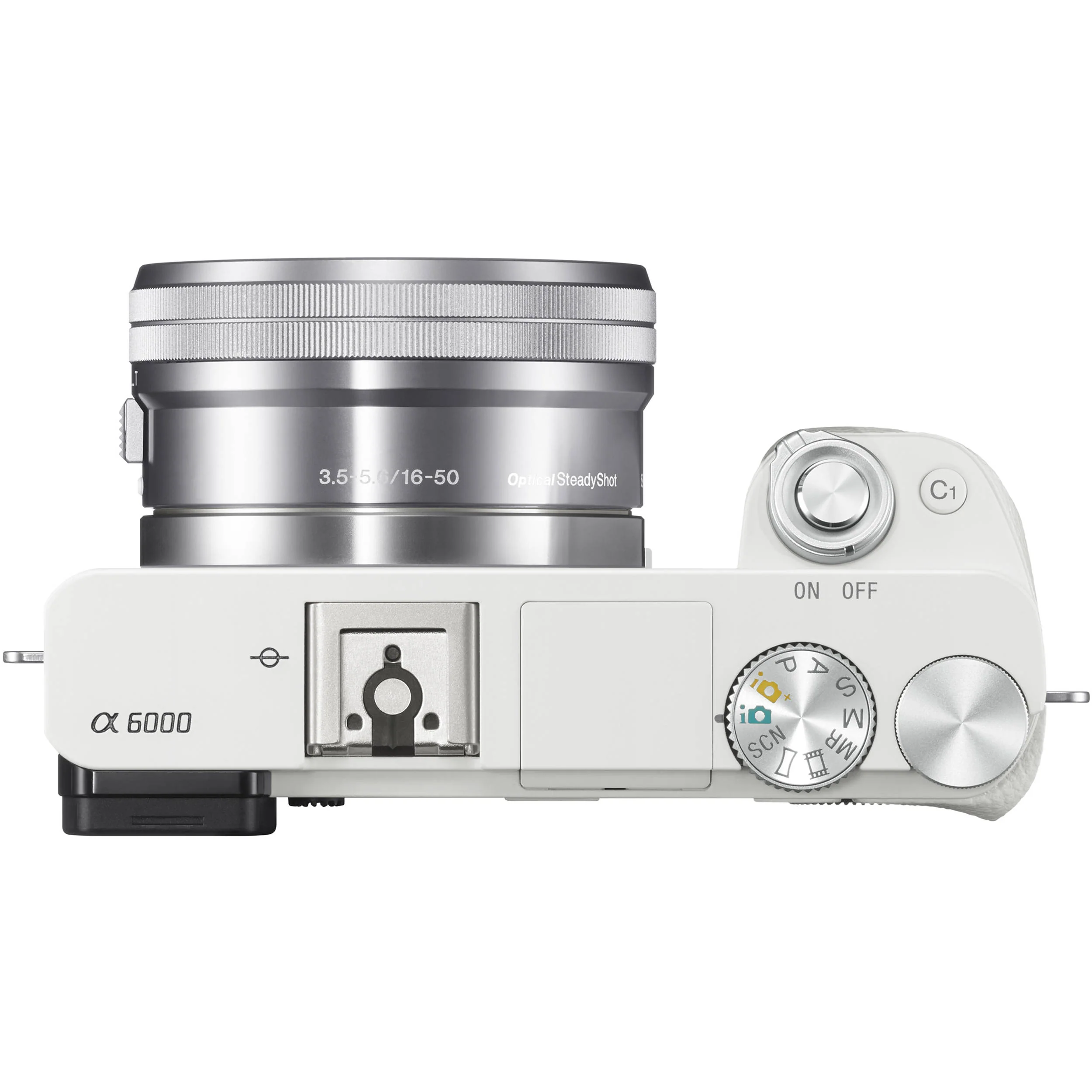 Sony Alpha a6000 24.3MP Mirrorless Digital Camera with 16-50mm Lens (White) - Image 9