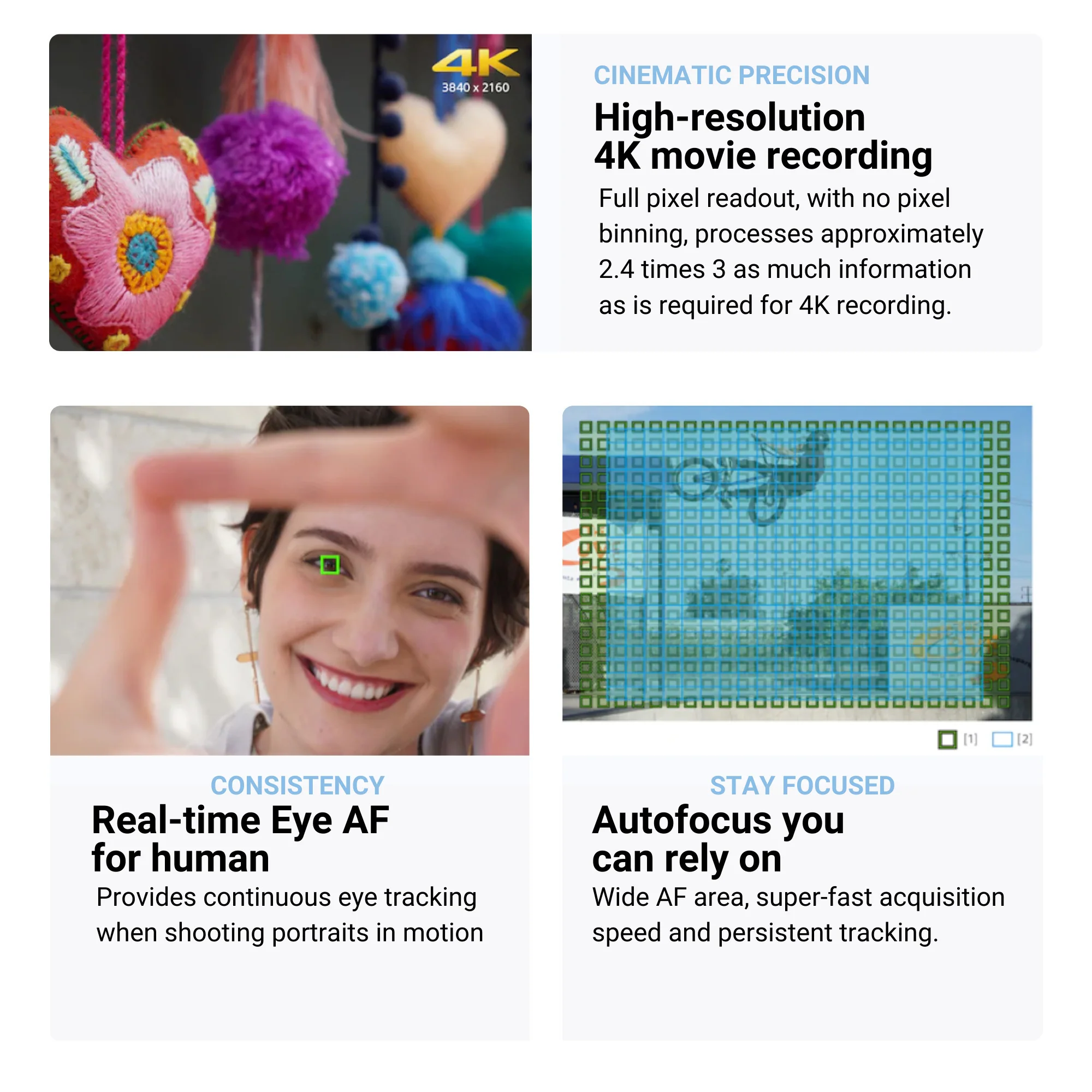 Sony Alpha a6100 24.2MP APS-C Mirrorless Camera and 16-50mm, 55-210mm Lens with Camera Bag Bundle - Image 5