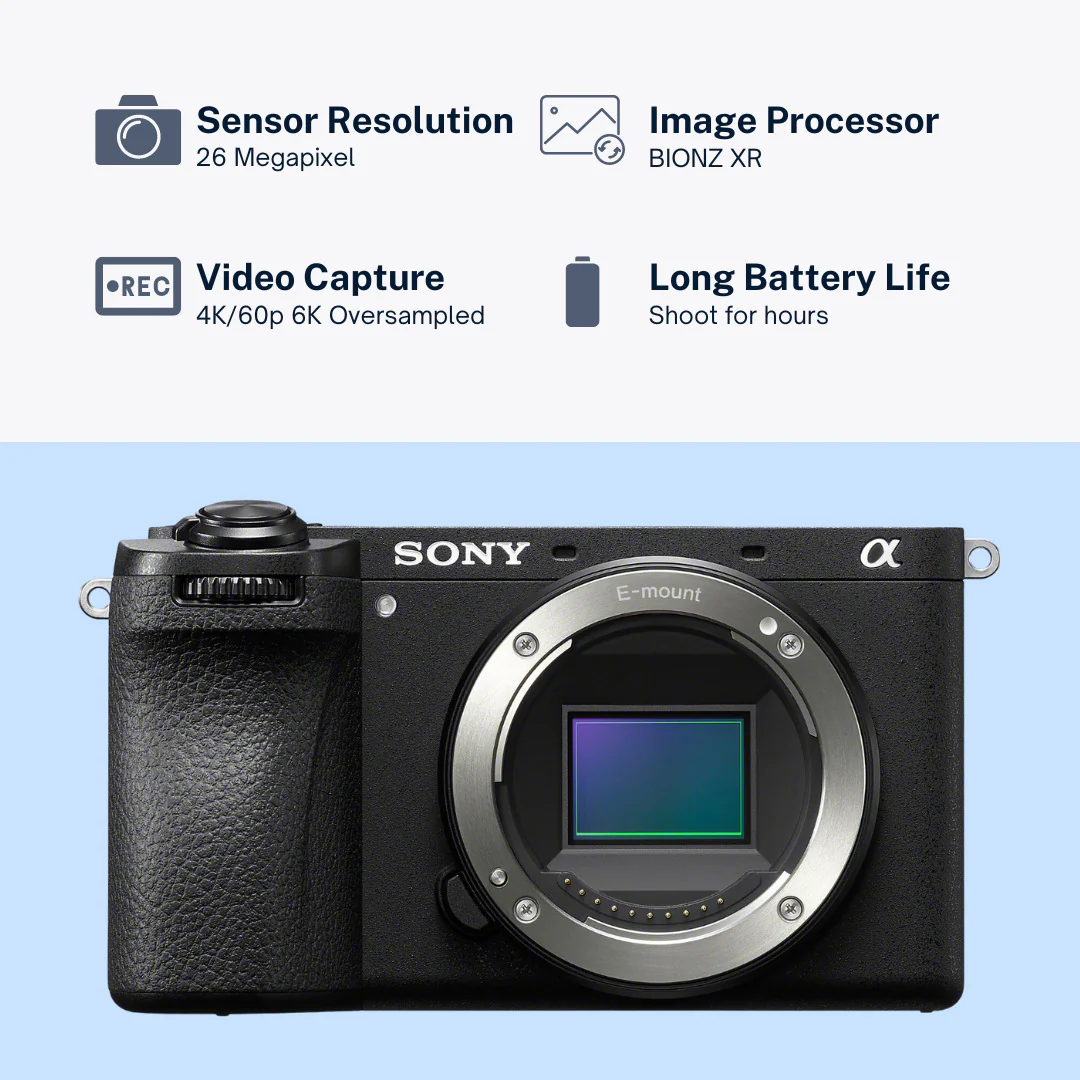 Sony Alpha 6700 APS-C Interchangeable Lens Hybrid Camera Body with Mug, SD Card and Essentials Kit - Image 2