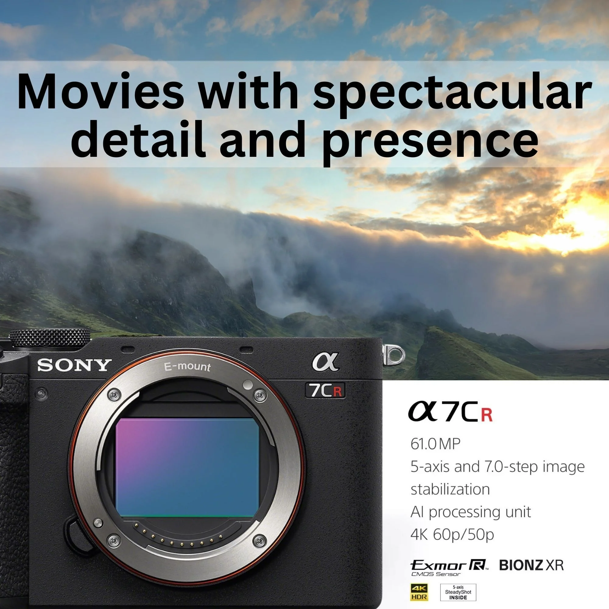 Sony Alpha 7CR Full-Frame Mirrorless Camera Body, Editing Software, 128GB SD Card Bundle - Image 3