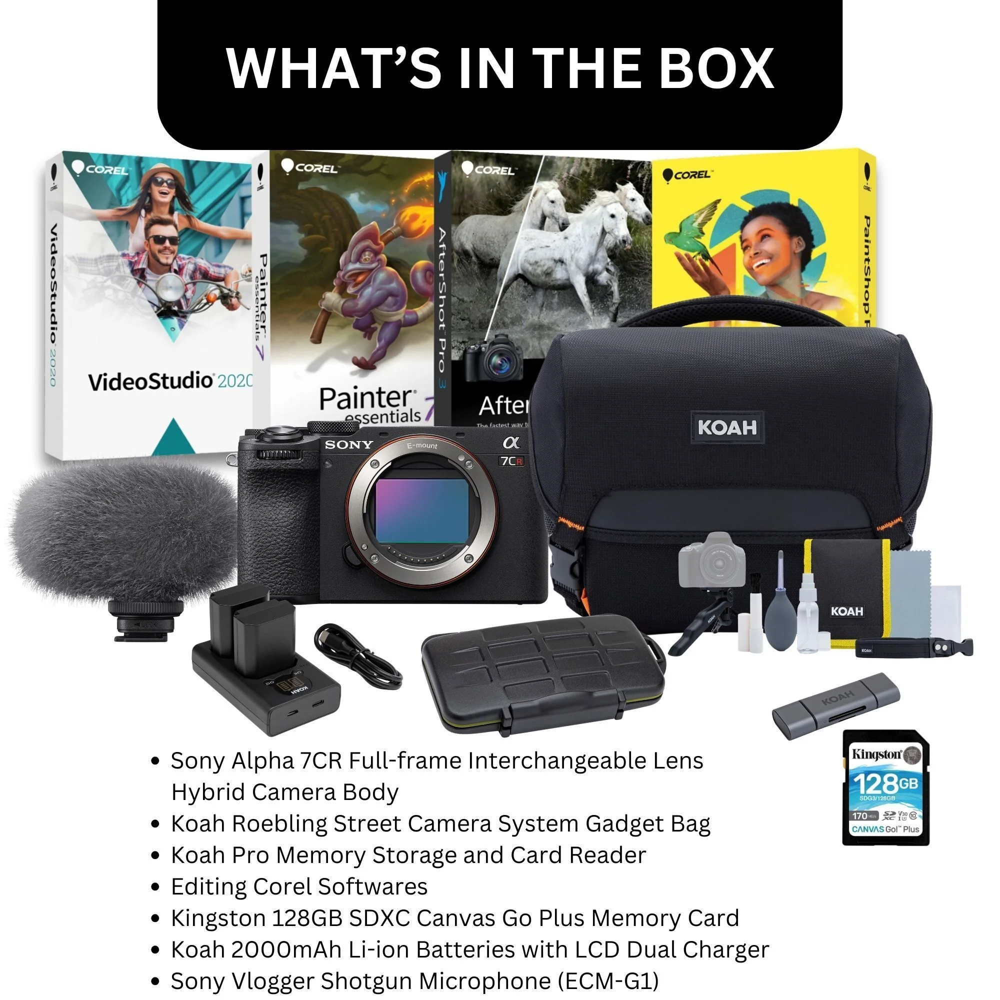 Sony Alpha 7CR Full-Frame Mirrorless Camera Body, Editing Software, 128GB SD Card Bundle - Image 5