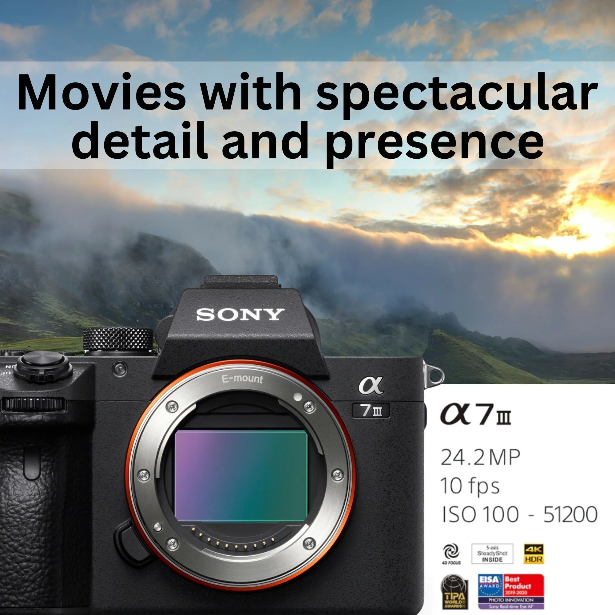 Sony Alpha a7 III 24.2MP Full Frame Mirrorless Digital Camera with 17-50mm F/4 Di III VXD Bundle - Image 3
