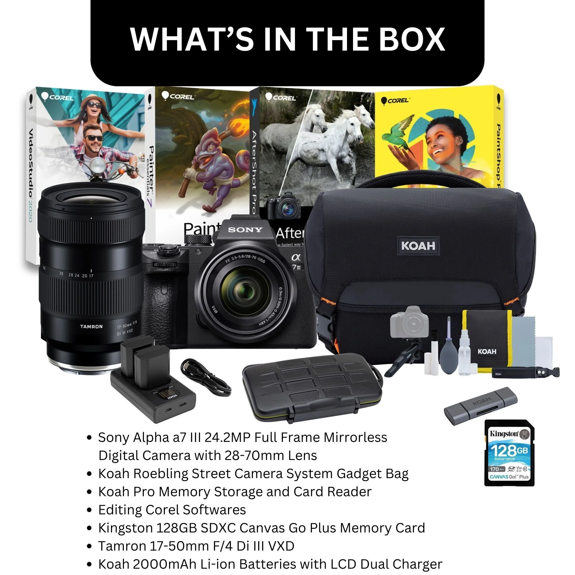 Sony Alpha 7 II Full-frame Mirrorless Interchangeable Lens Camera with 28-70mm Lens, 17-50mm Bundle - Image 5