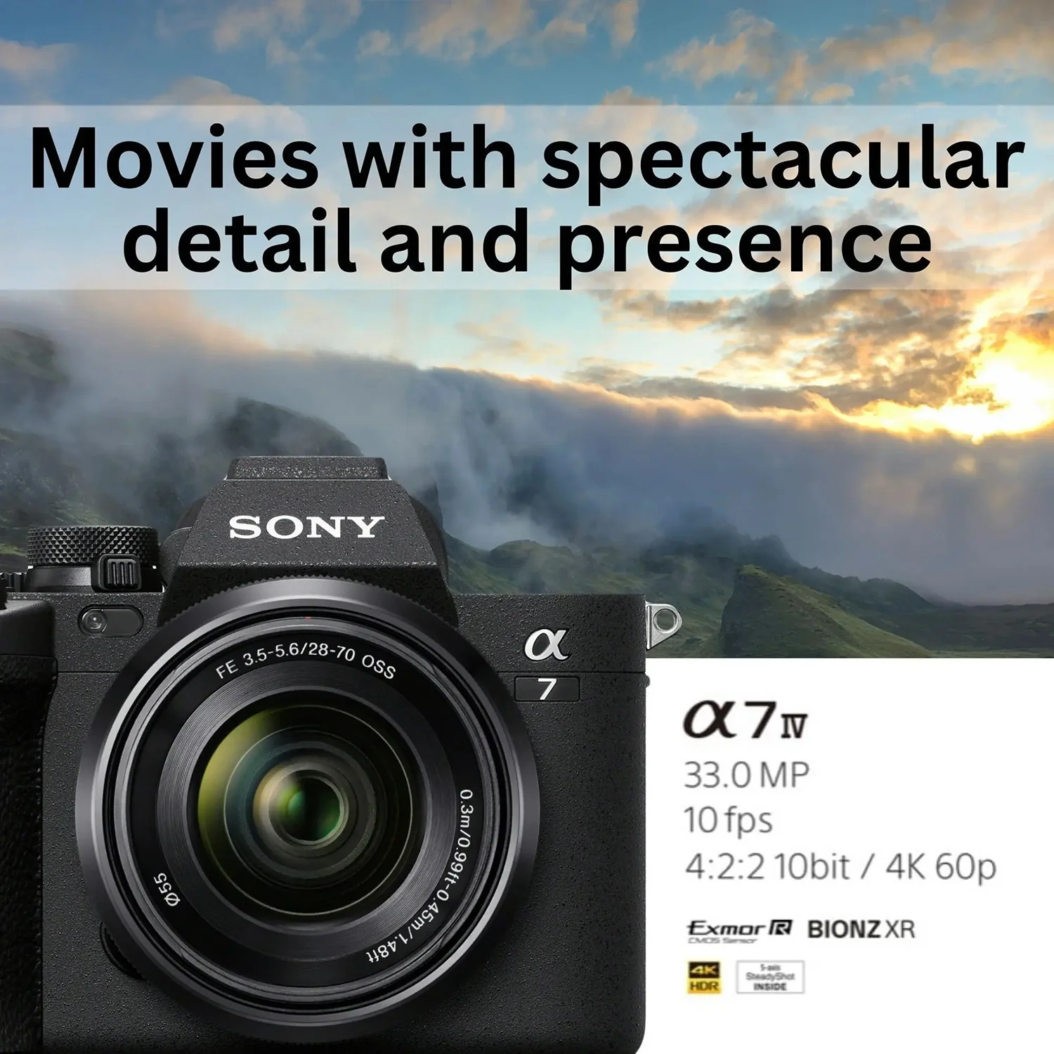 Sony Alpha 7 IV Full-Frame Mirrorless Lens Camera (Body Only) Bundle - Image 4