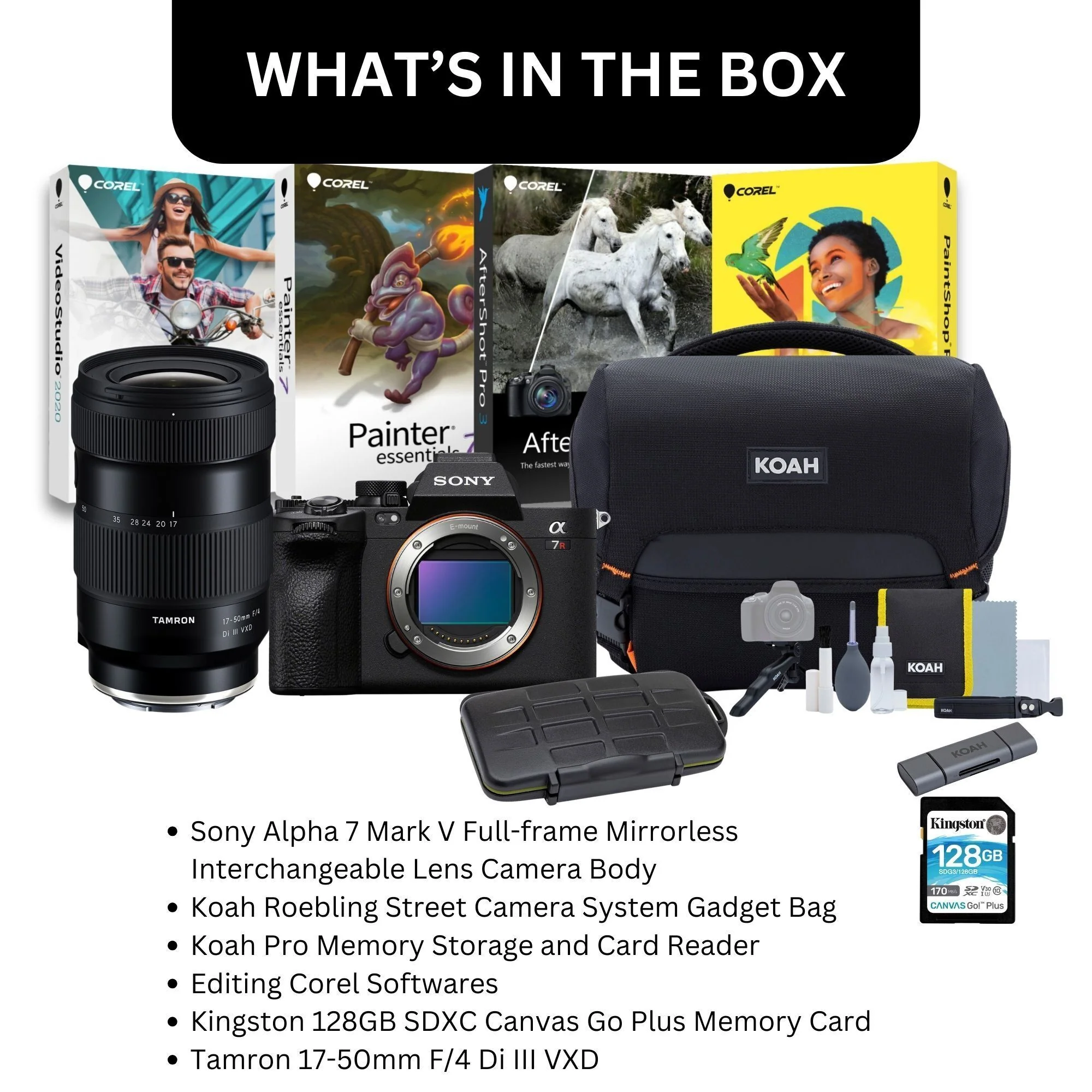Sony Alpha 7 Mark V Full-frame Mirrorless Camera with Editing Software, 17-50mm Lens Bundle - Image 5