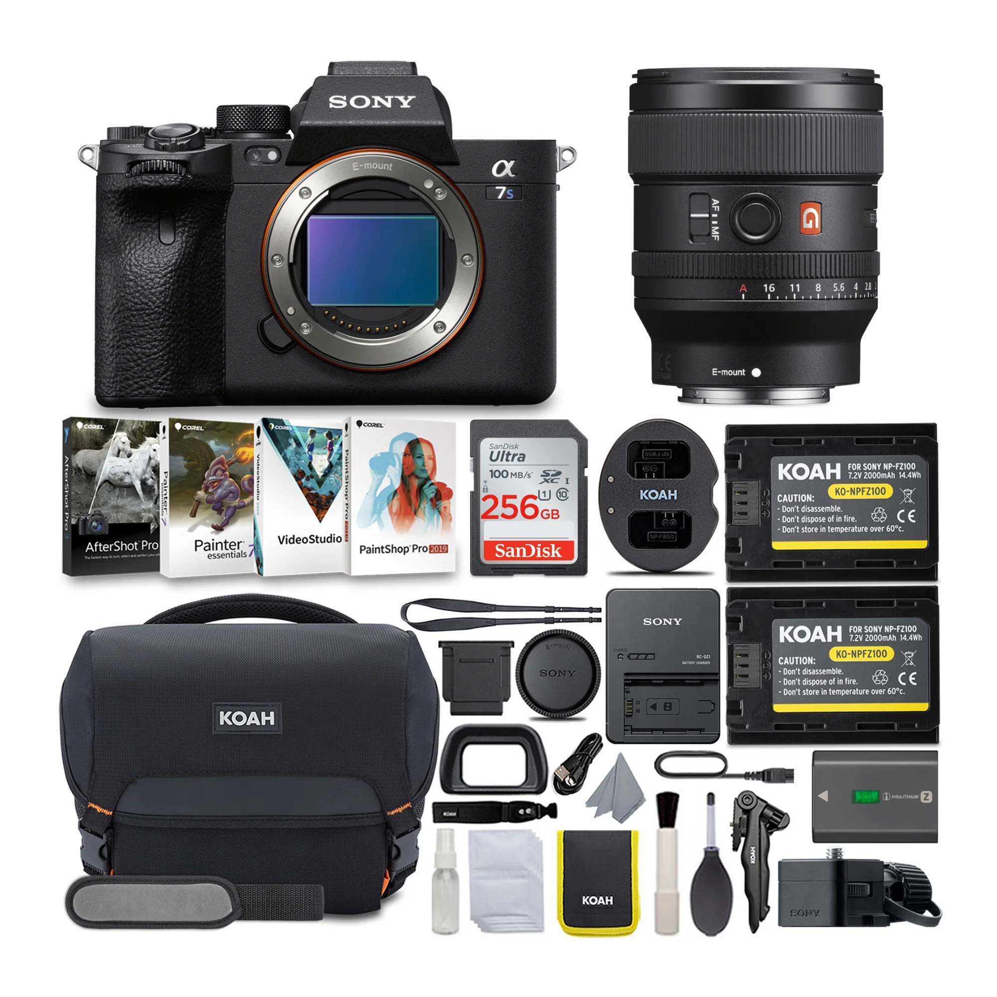 Sony Alpha a7S III Mirrorless Digital Camera with 24mm G-Master Lens Bundle