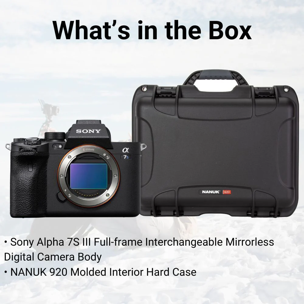 Sony Alpha 7S III Full-Frame Interchangeable Mirrorless Digital Camera Body (Black) Bundle - Image 7