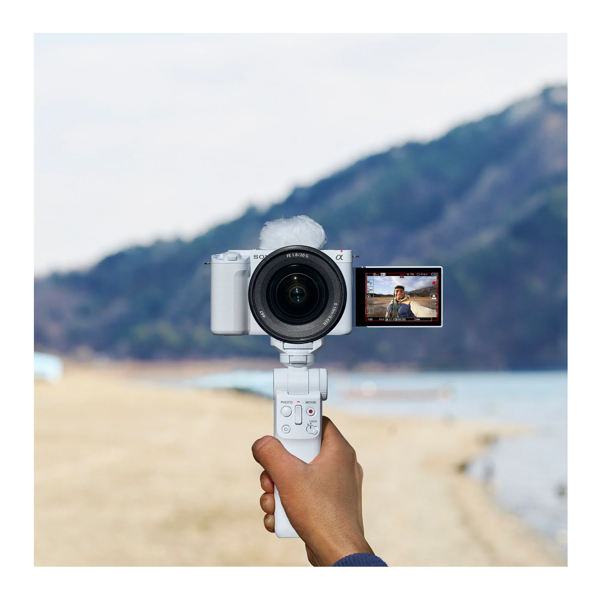 Sony Alpha ZV-E1 Full-frame Mirrorless Vlog Camera with 28-60mm Lens (ILCZV-E1/B, White) Bundle - Image 14