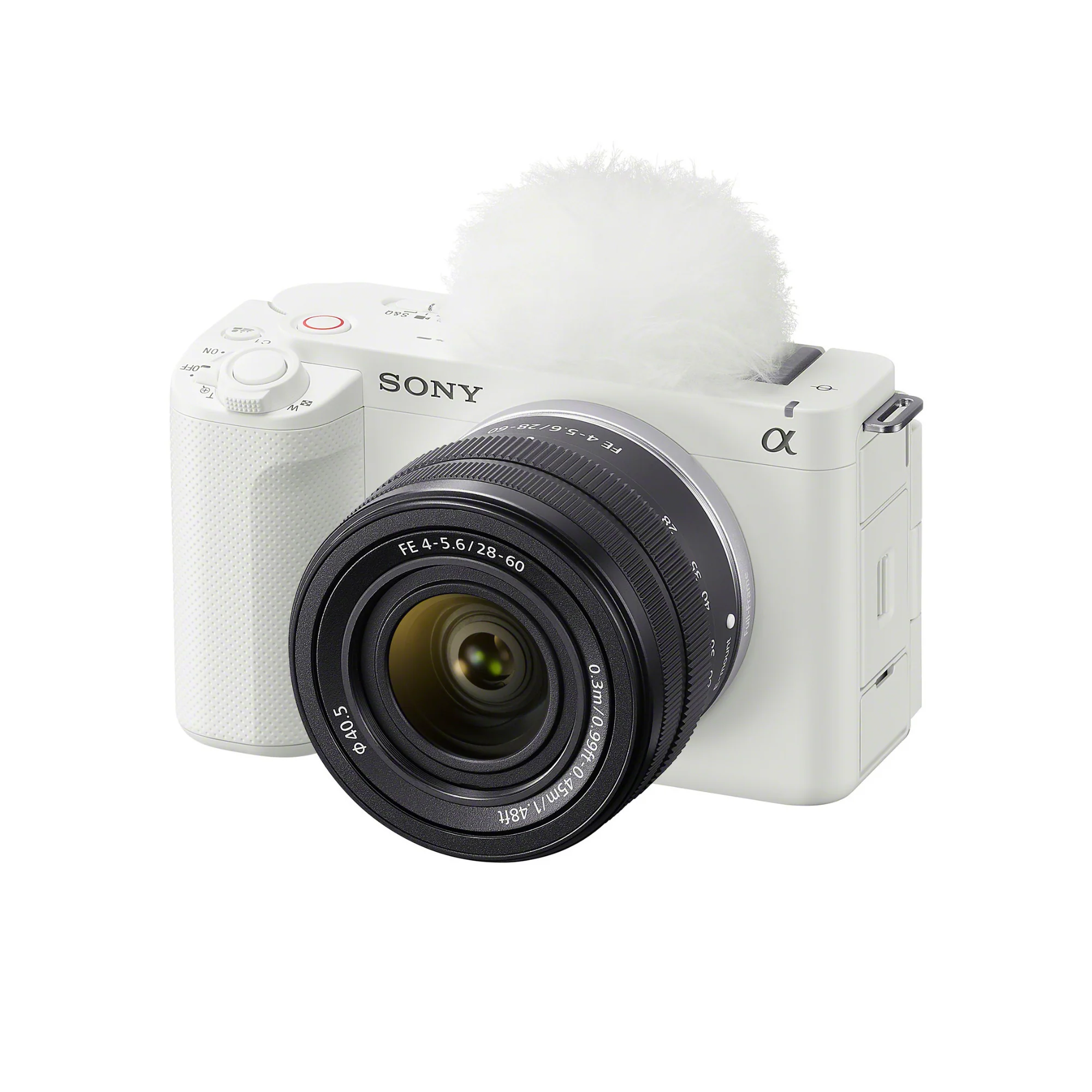 Sony Alpha ZV-E1 Mirrorless Camera (28-60, 50mm Lenses, Accessory Kit, & Shotgun Mic Kit -White) - Image 11