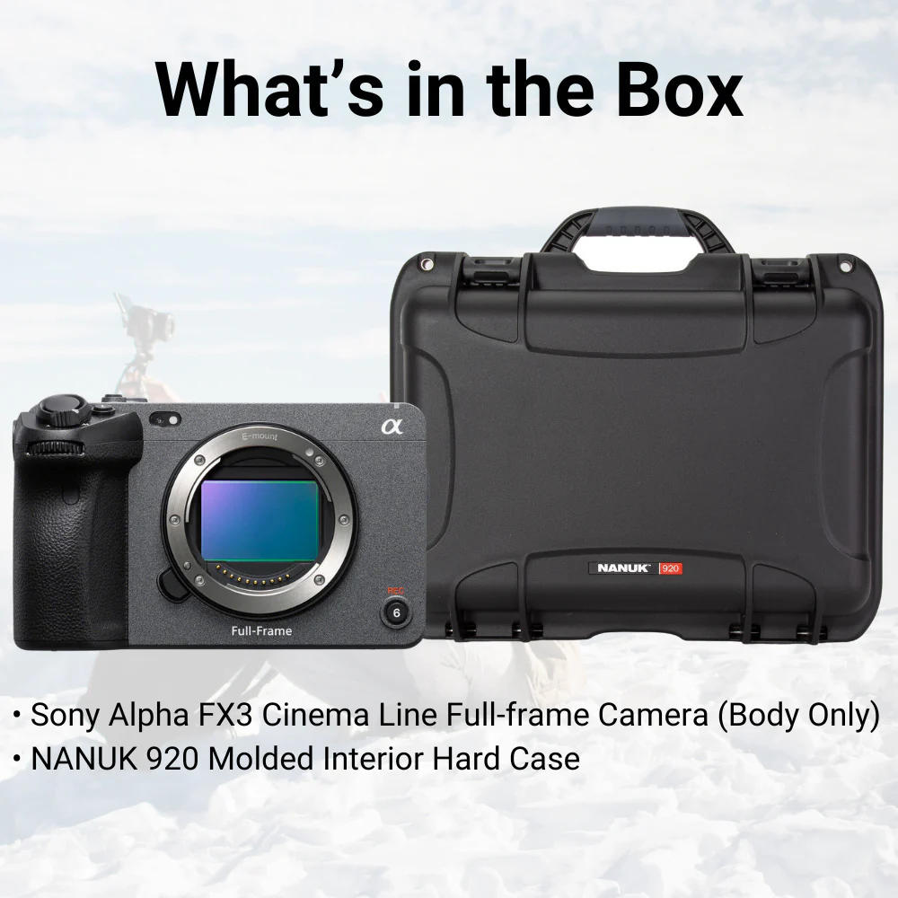 Sony Alpha FX3A Cinema Line Full-frame Camera (Body Only) with Hard Case Bundle - Image 7