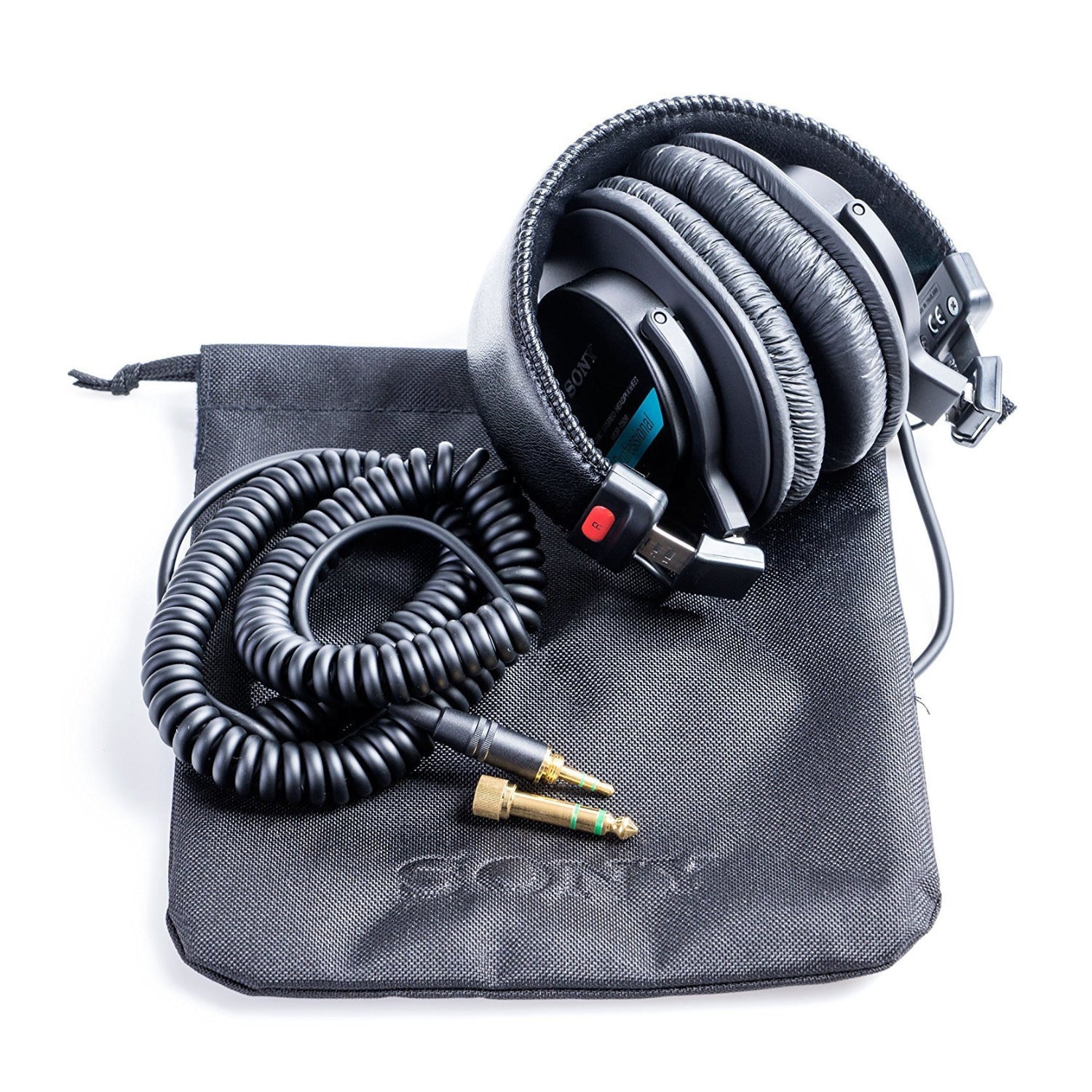Sony MDR7506 Folding Professional Closed Ear Headphones with Headphone Amplifier and Case - Image 5