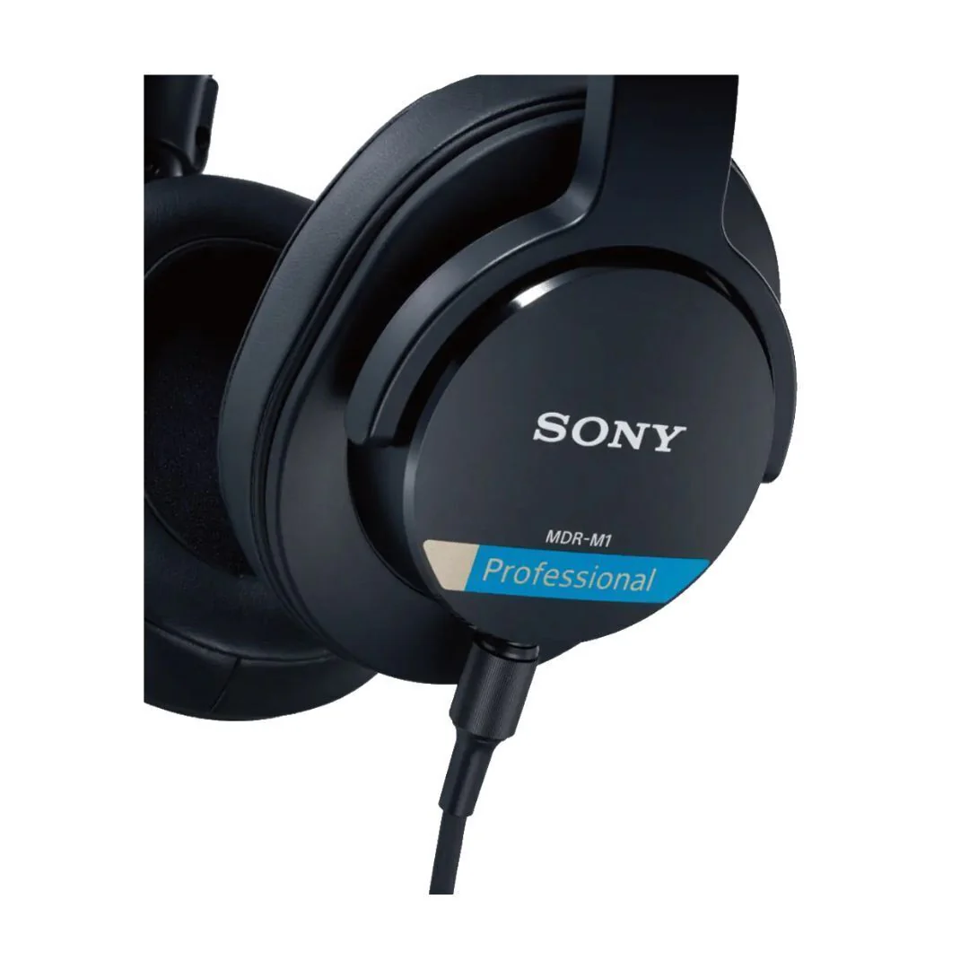 Sony MDR-M1 Professional Reference Closed Dynamic High-Fidelity Monitor Headphones (Black) - Image 5