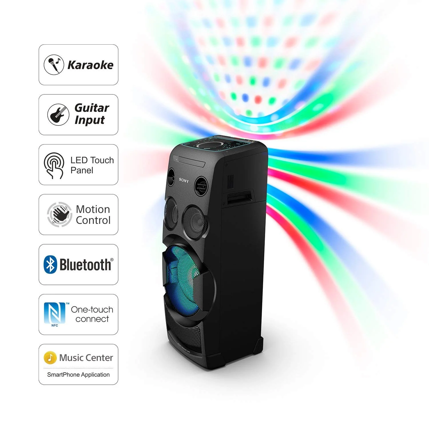 Sony MHCV50 High-Power Home Audio System with Bluetooth Technology - Image 4