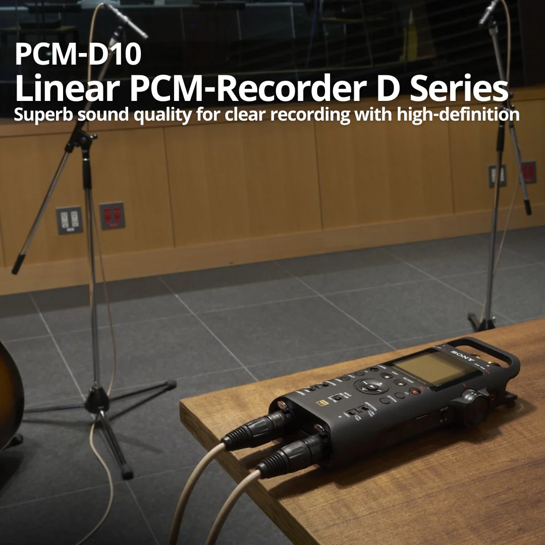 Sony PCM-D10 Portable High-Resolution Linear PCM Audio Recorder eith - Image 2