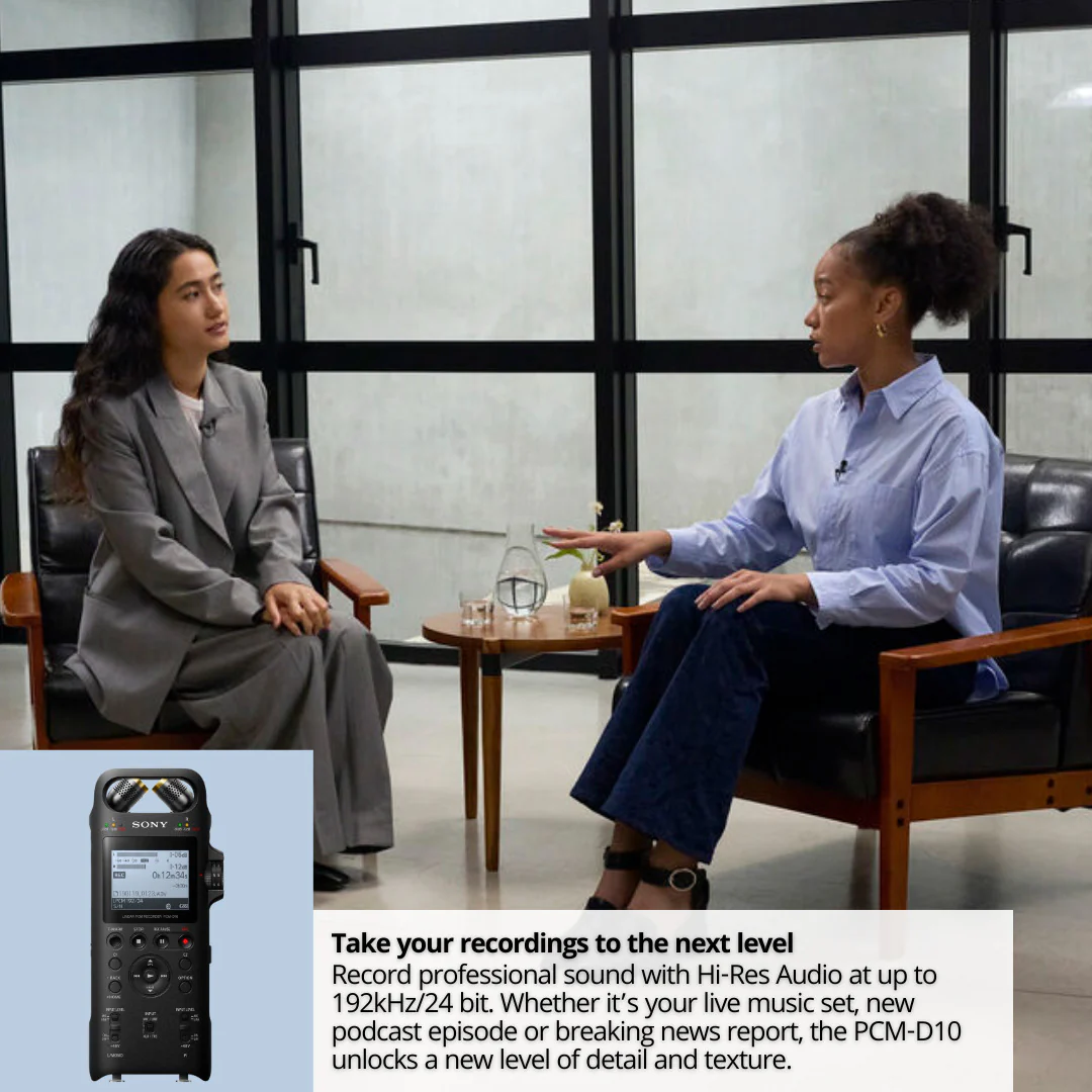 Sony PCM-D10 Portable High-Resolution Linear PCM Audio Recorder eith - Image 4