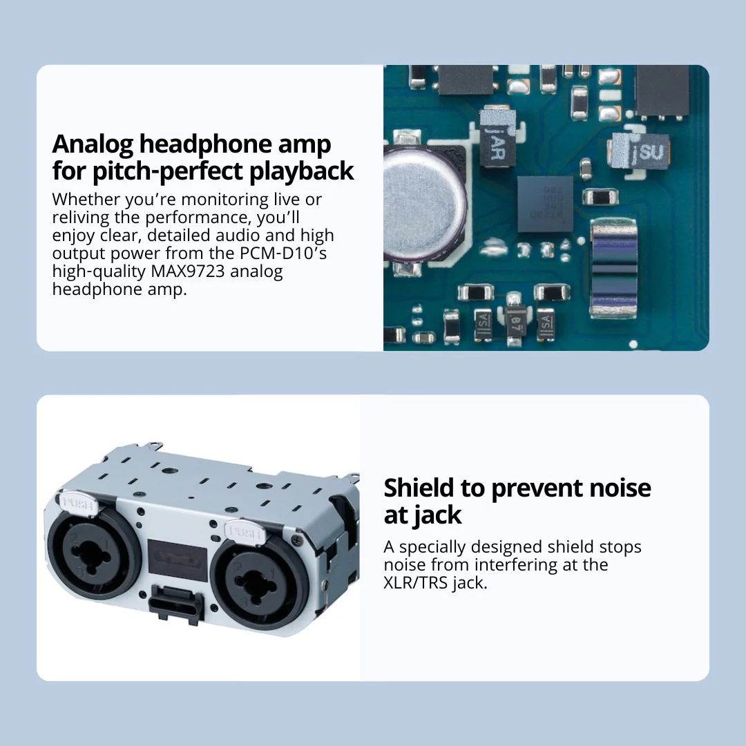 Sony PCM-D10 Portable High-Resolution Linear PCM Audio Recorder eith - Image 5