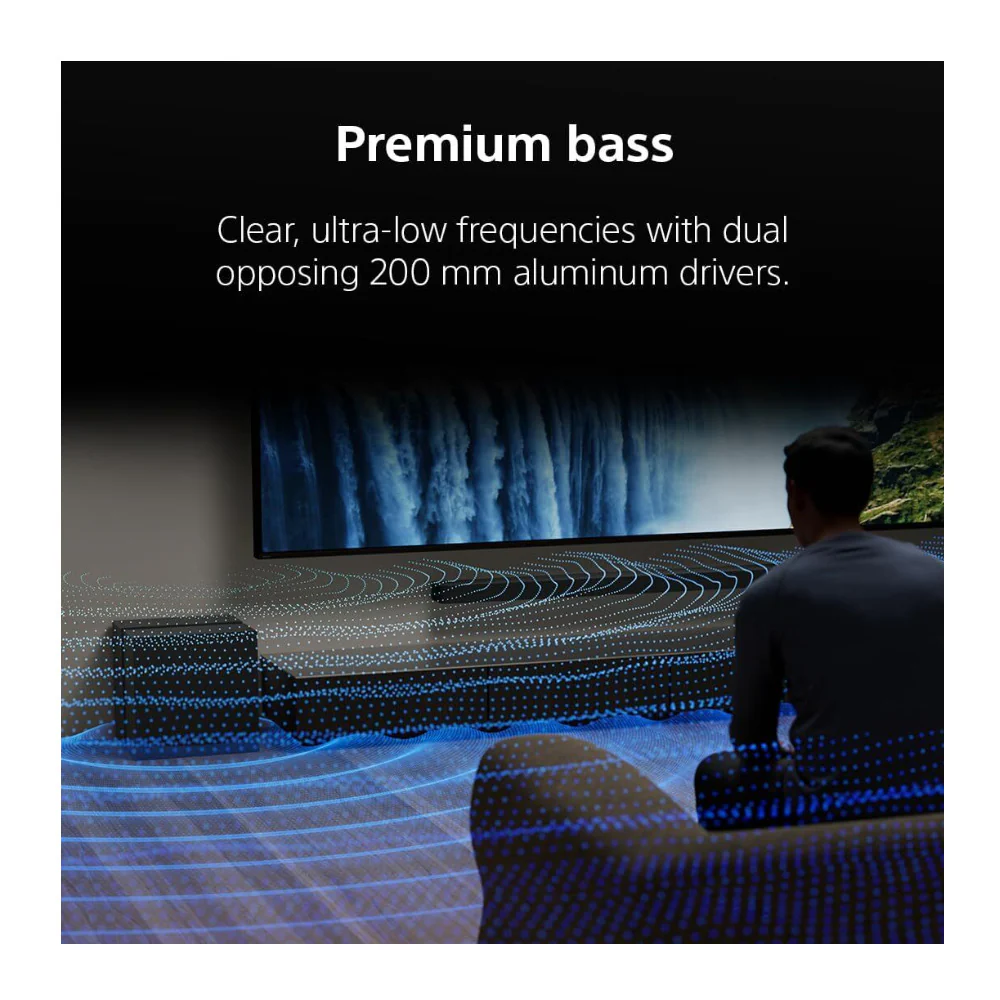Sony BRAVIA Theater Sub 9 SA-SW9 Premium Wireless Subwoofer (Black) - Image 2