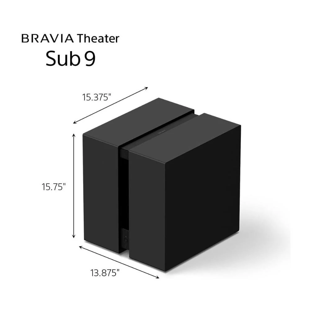 Sony BRAVIA Theater Sub 9 SA-SW9 Premium Wireless Subwoofer (Black) - Image 4