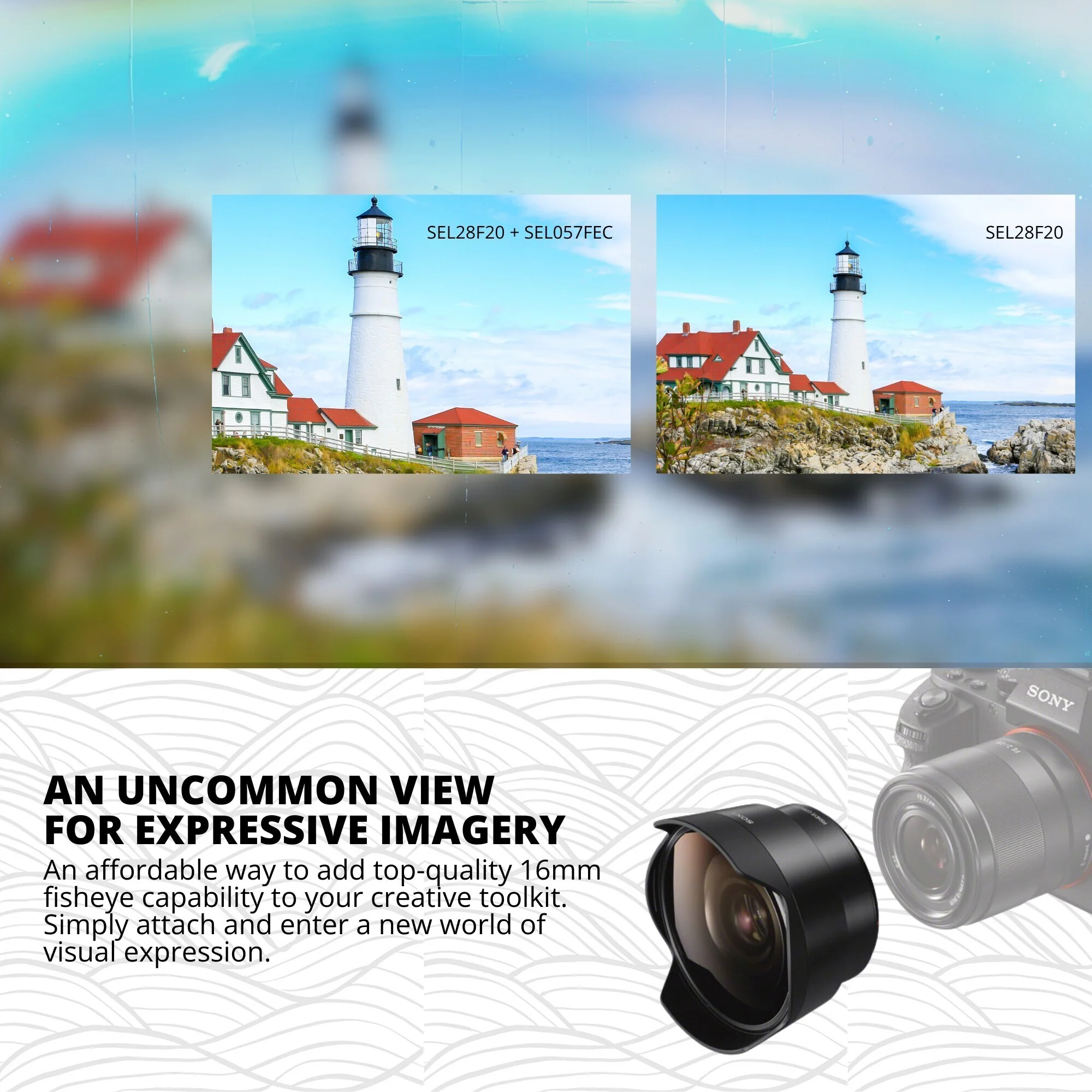 Sony 16mm Fisheye Conversion Lens for 28mm f/2 Lens Bundle - Image 2