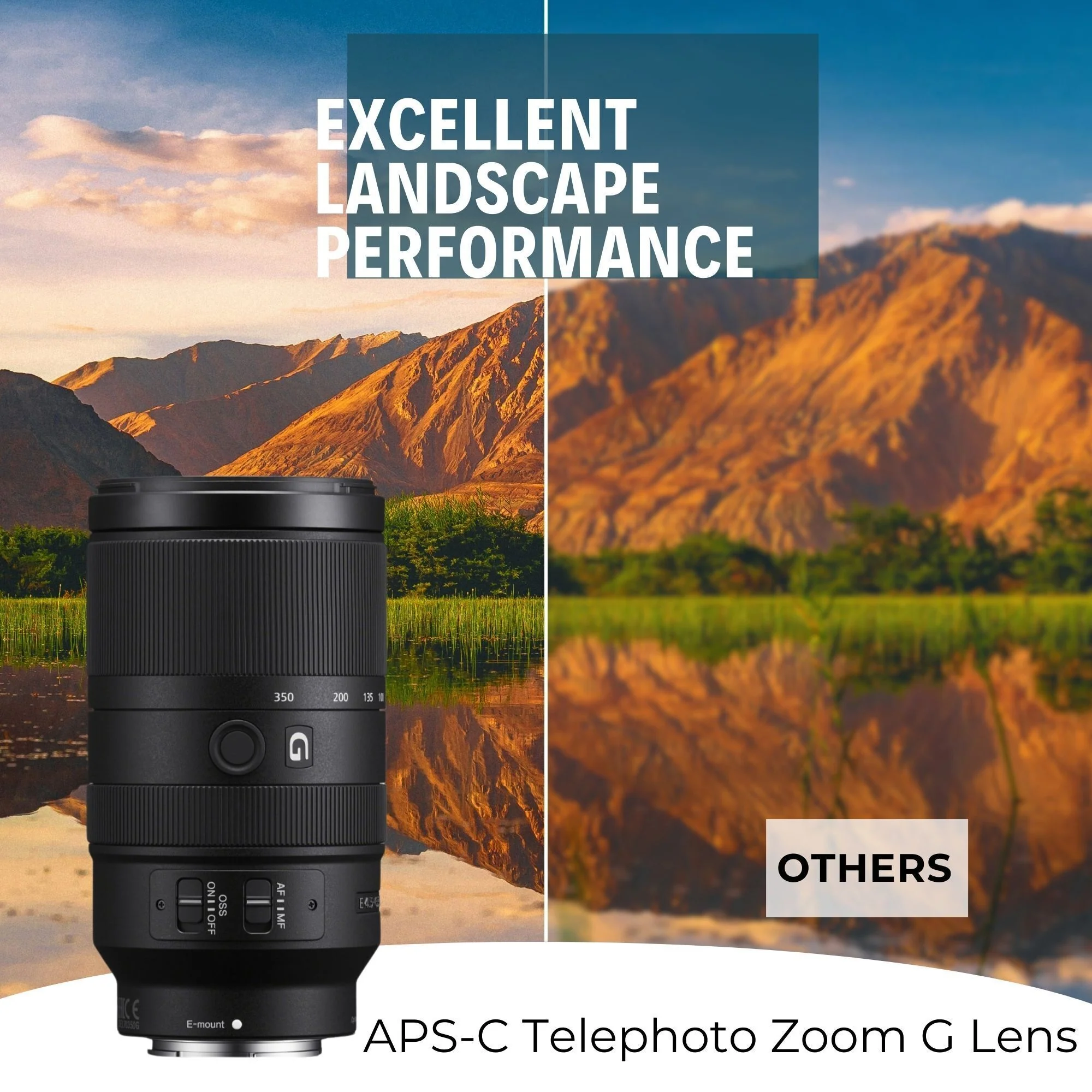 Sony E 70-350mm f/4.5-6.3 G OSS Lens - Telephoto Zoom Lens with 64GB Memory Card, and Camera Bag - Image 2