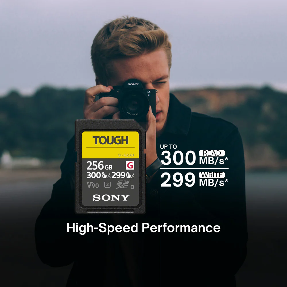 Sony 256 GB TOUGH G Series UHS-II SDXC Memory Card with Sony UHS-II USB 3.1 SD Card Reader Bundle - Image 3