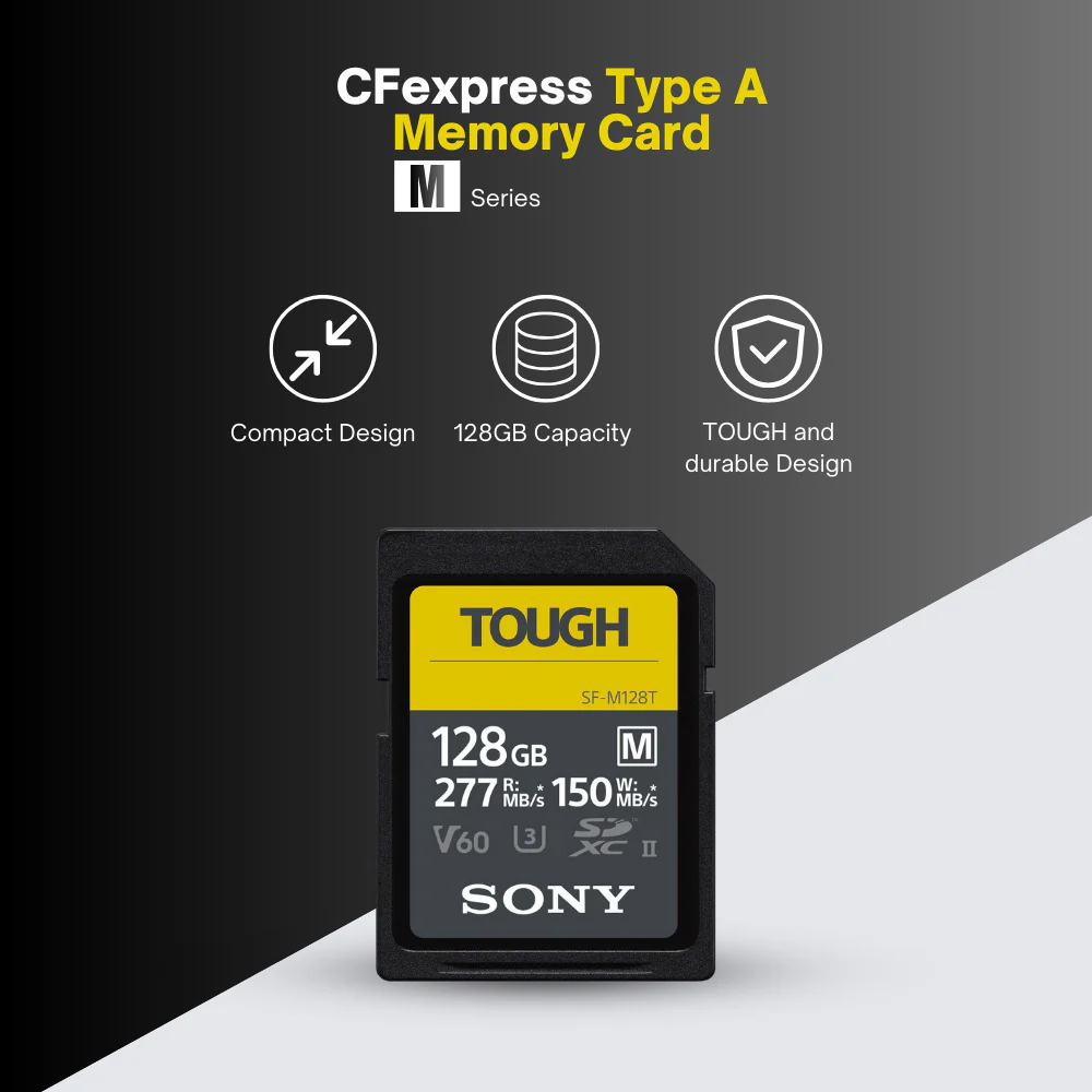 Sony 128GB SF-M Series High-Speed Tough SD Card (2-Pack) with Sony USB 3.1 SD Card Reader Bundle - Image 2