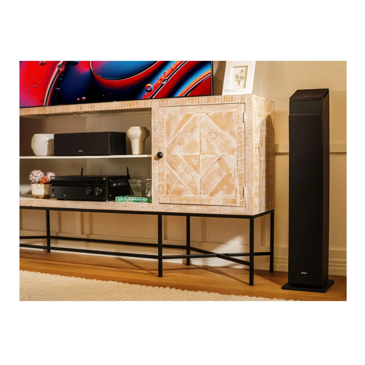 Sony SS-CS3M2 3-Way Floorstanding Single Speaker System (Black) - Image 4