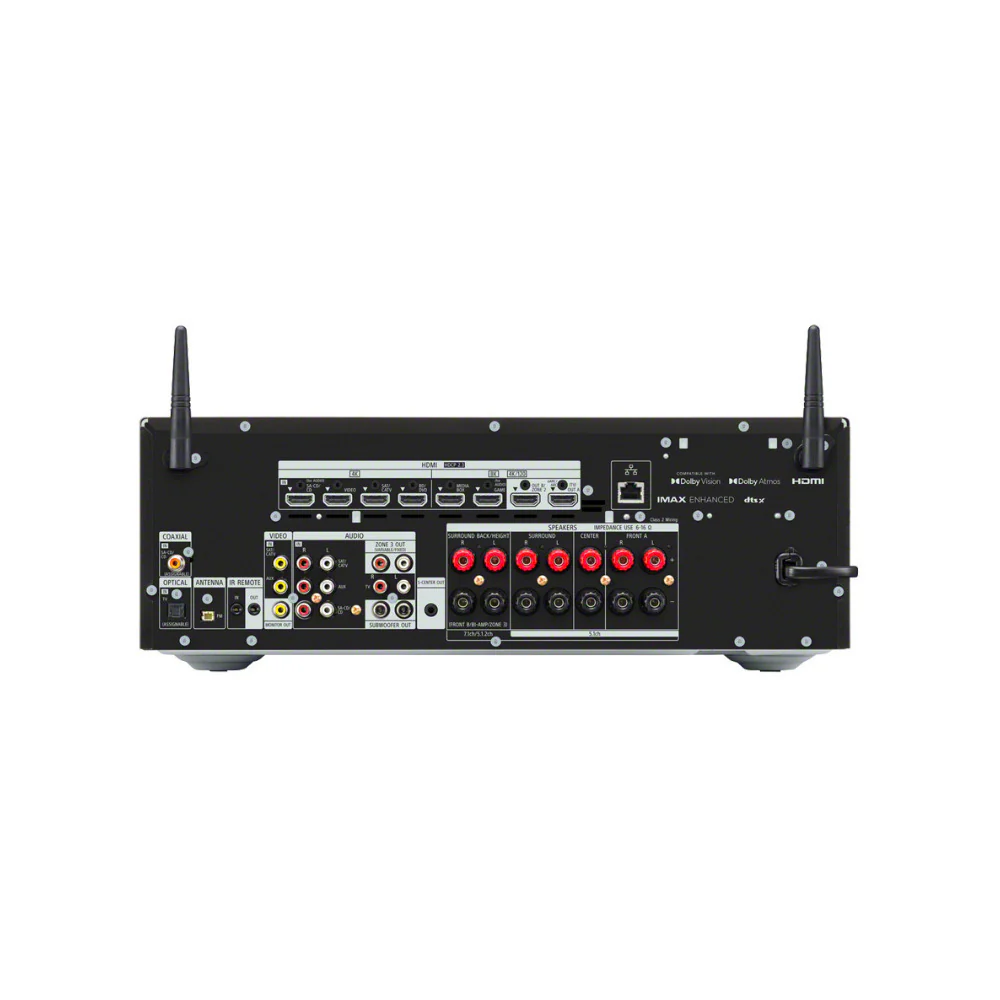 Sony STR-AN1000 7.2 Channel 8K AV Receiver with 300W Wireless Subwoofer, Fastening Cable Ties Bundle - Image 8