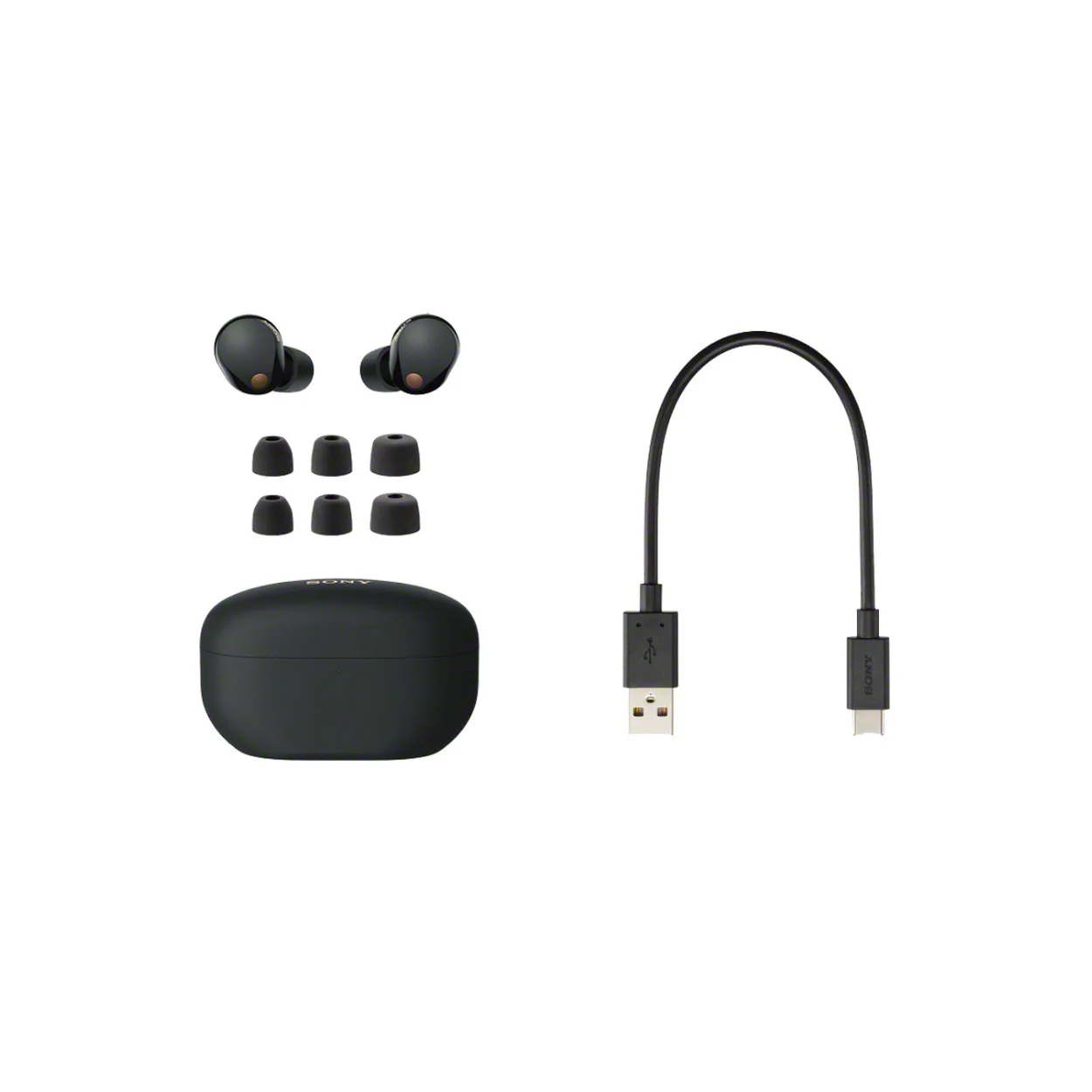 Sony WF-1000XM5 Truly Wireless Noise Canceling Earbuds (Black) - Image 7