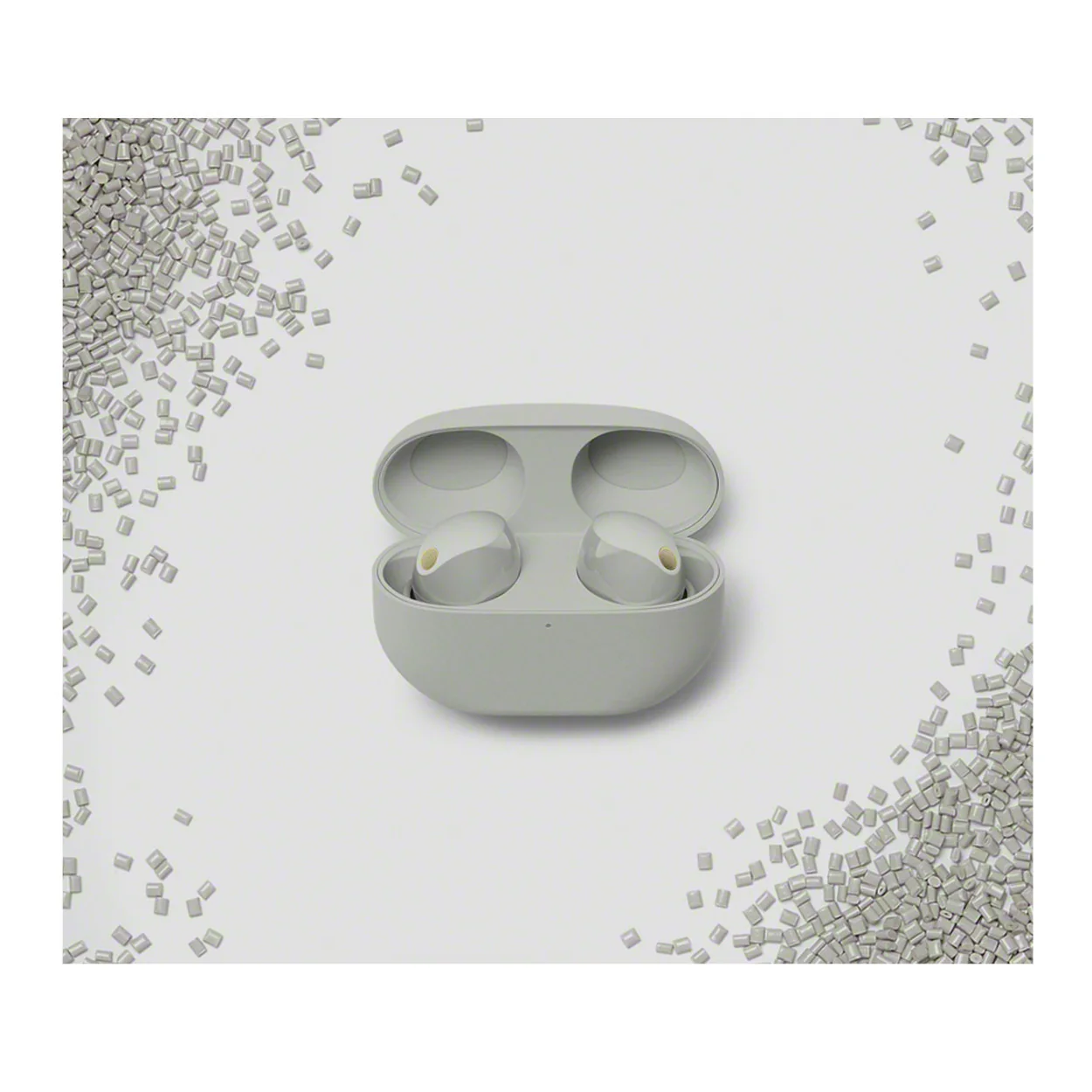 Sony WF-1000XM5 Truly Wireless Noise Canceling Earbuds (Silver) with Hard Shell Earbud Case - Image 10