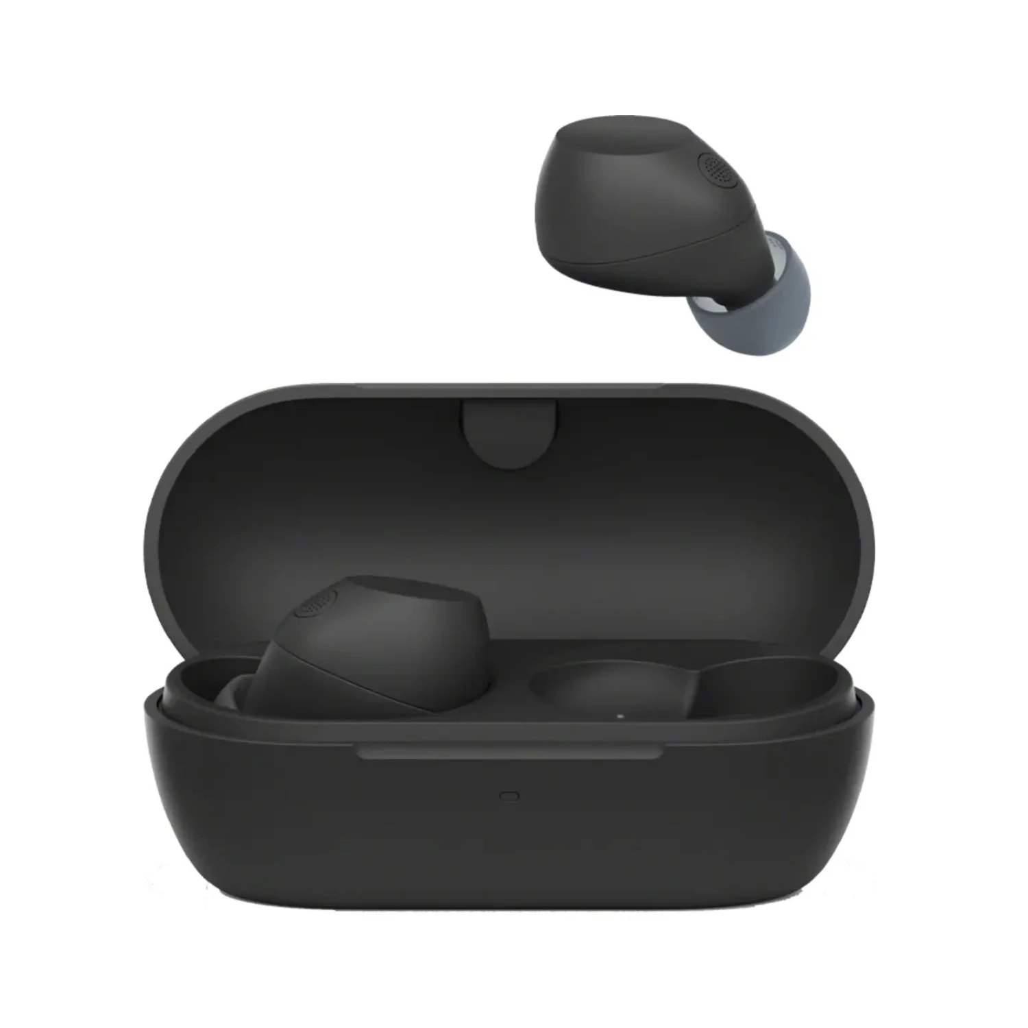 Sony Wireless Noise-Cancelling Earbuds (Black) Bundle with Ear Tips (2 Items) - Image 2