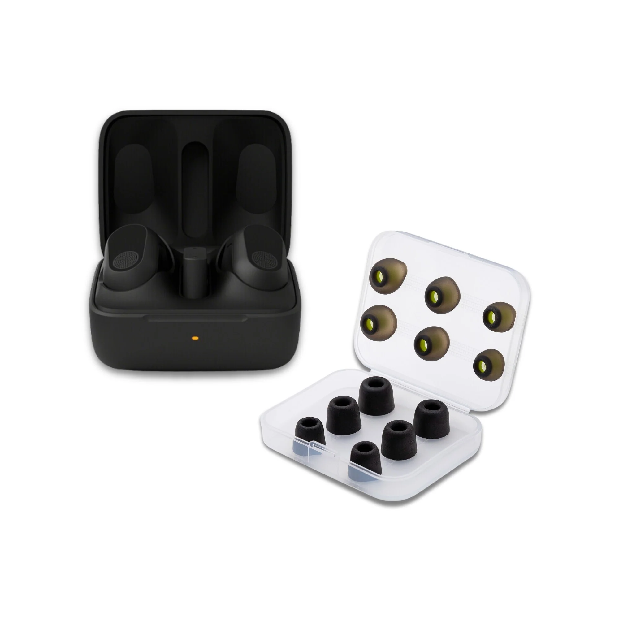 Sony WFG700NW INZONE Buds Noise Canceling Gaming Earbuds (Black) with Earbuds (3-Pairs Each) Bundle