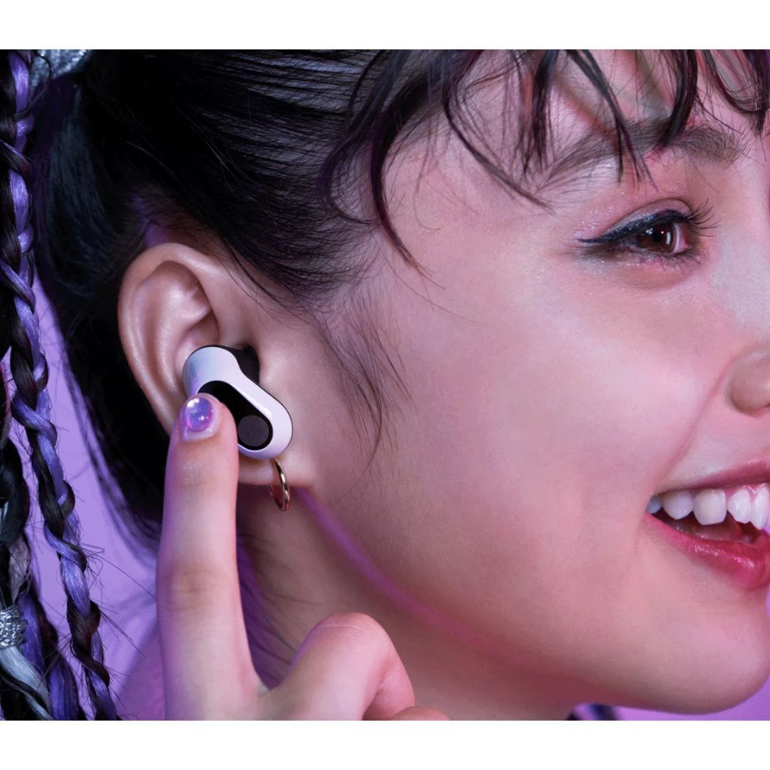 Sony INZONE Buds Truly Wireless Noise Canceling Gaming Earbuds with 360 Spatial Sound (White) - Image 5