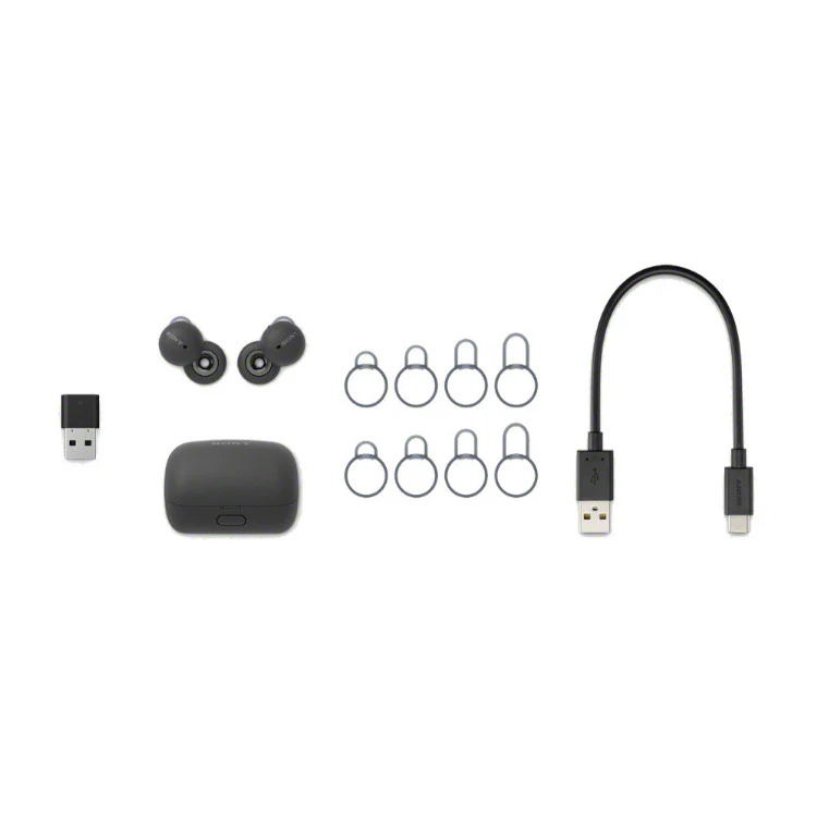 Sony LinkBuds UC Truly Wireless Earbuds for Microsoft Teams (Dark Gray) - Image 2