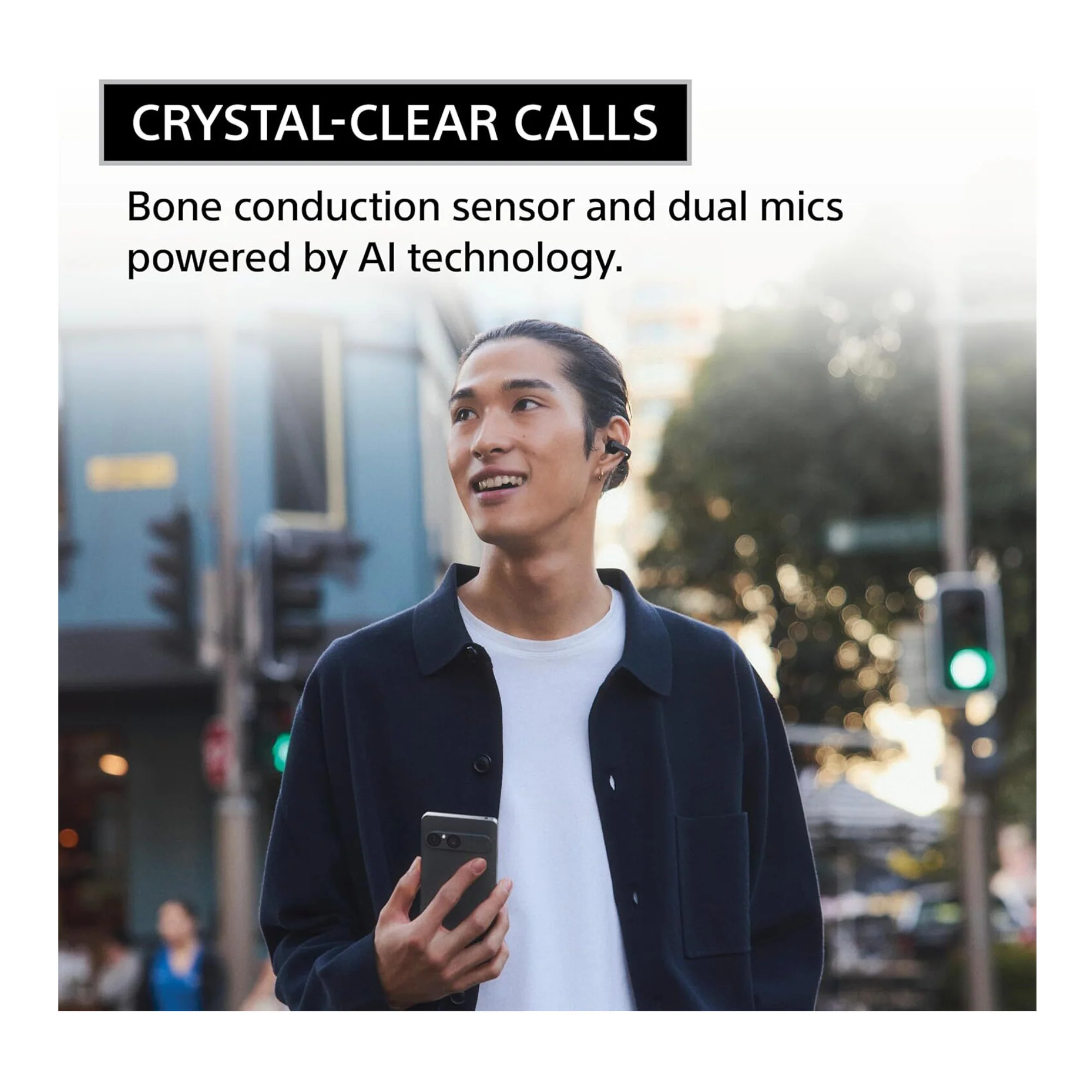 Sony LinkBuds Clip Open-Ear Truly Wireless Earbuds (Black) - Image 8