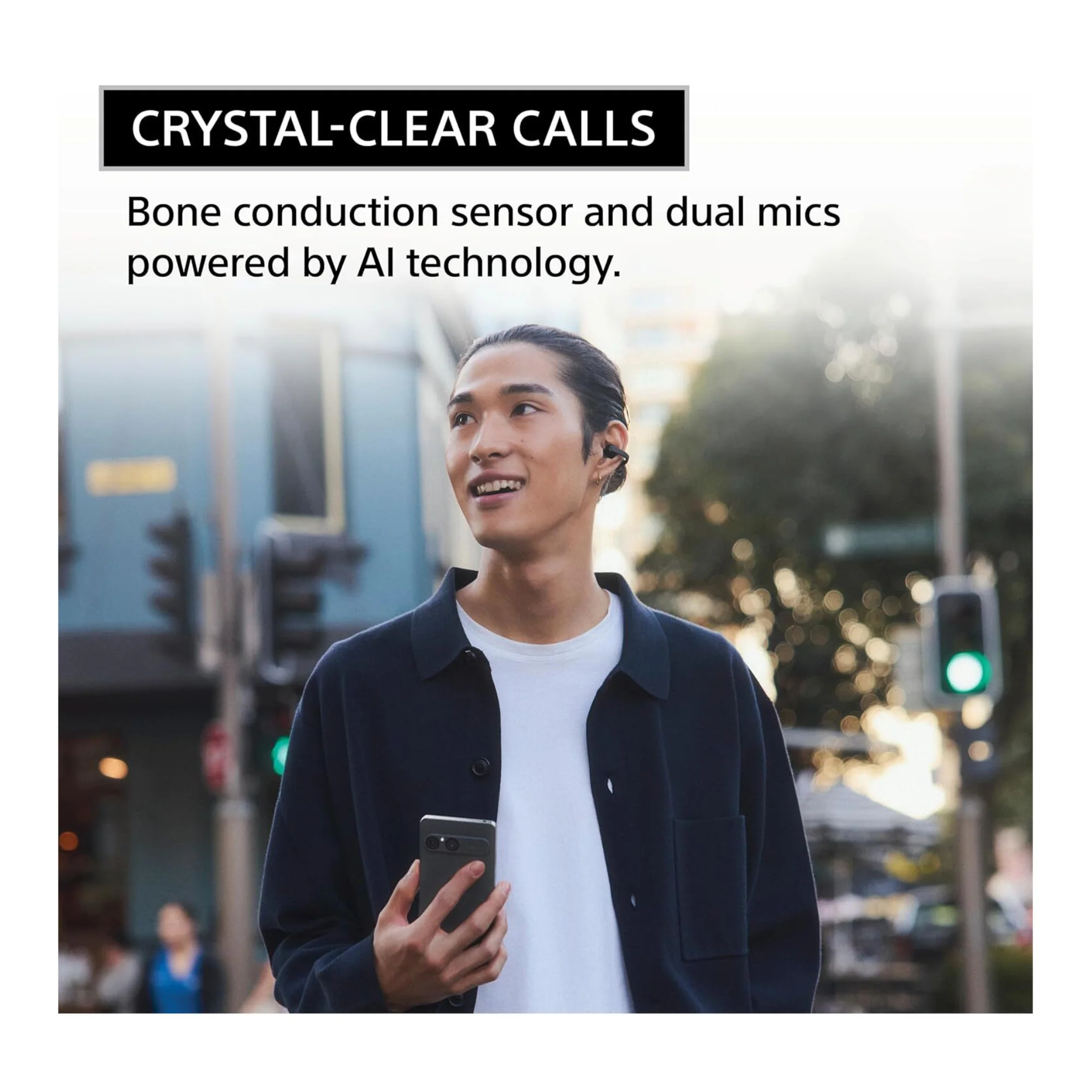 Sony LinkBuds Clip Open-Ear Truly Wireless Earbuds (Greige) - Image 8