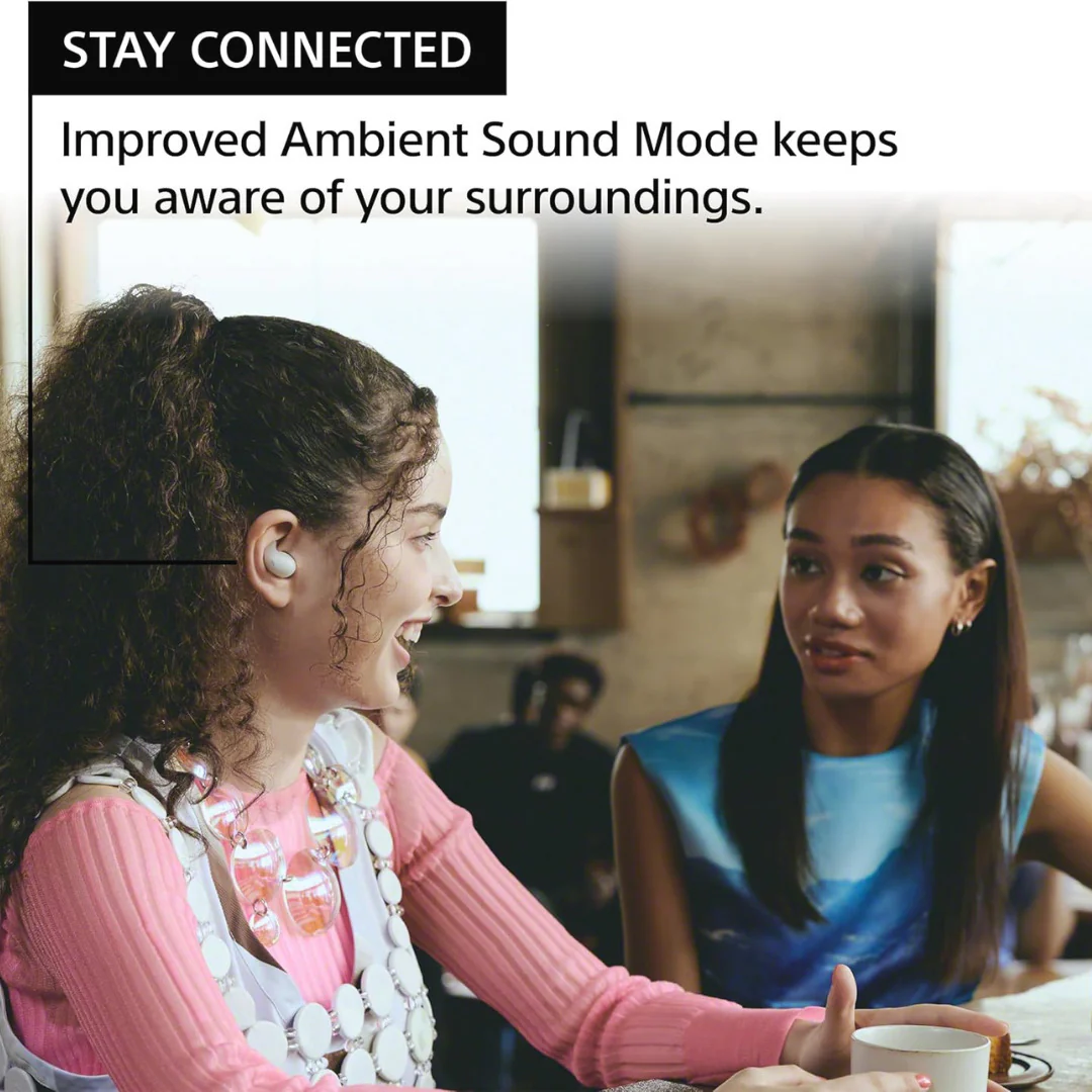 Sony LinkBuds Fit True Wireless Bluetooth Noise Canceling Earbuds (Black) and Earbud Case Bundle - Image 6