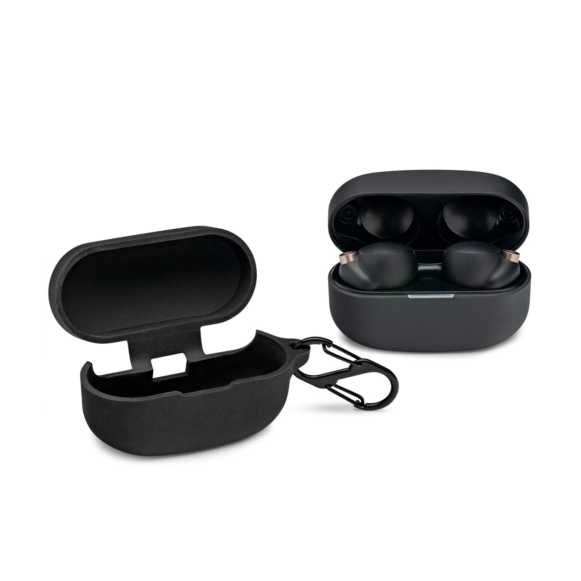 Sony Rechargeable Charging Case for WF-1000XM5 (Black) Bundle with Silicone Case - Image 2