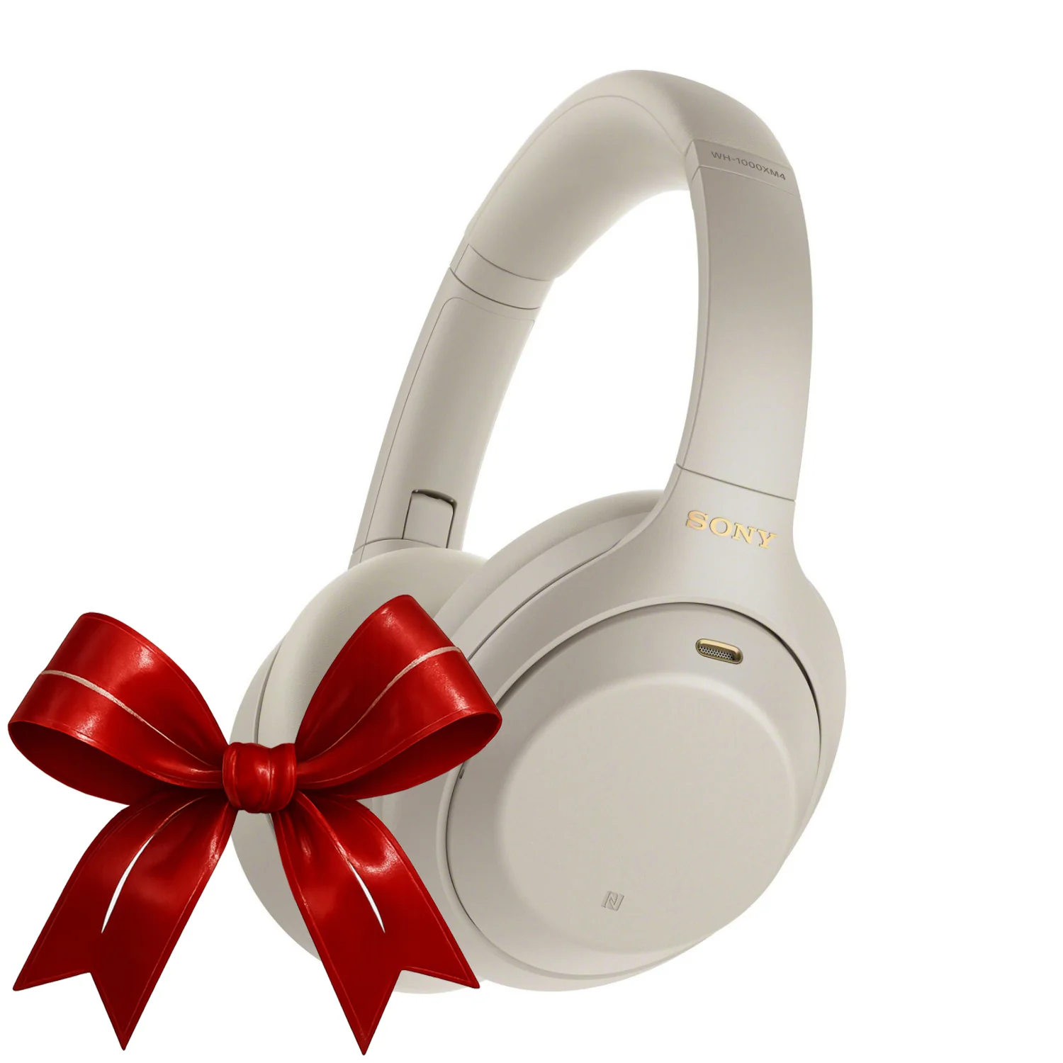Sony WH-1000XM4 Wireless Noise Canceling Over-Ear Headphones (Silver) (Used) - Image 14