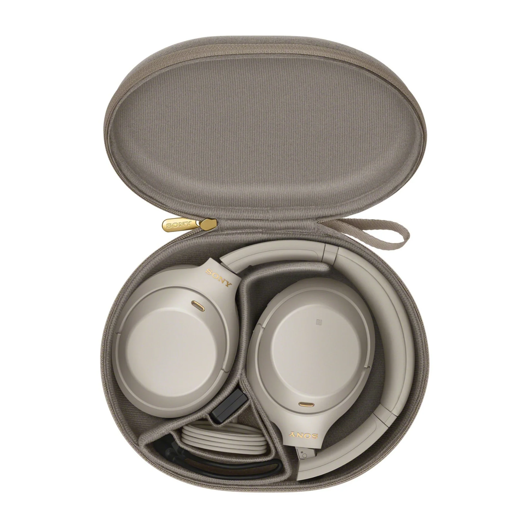 Sony WH-1000XM4 Wireless Noise Canceling Headphones (Silver) Bundle with Finder - Image 10