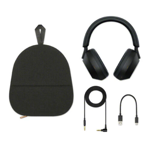 Sony WH-1000XM5 Wireless Noise Canceling Over-Ear Headphones (Black) - Image 9