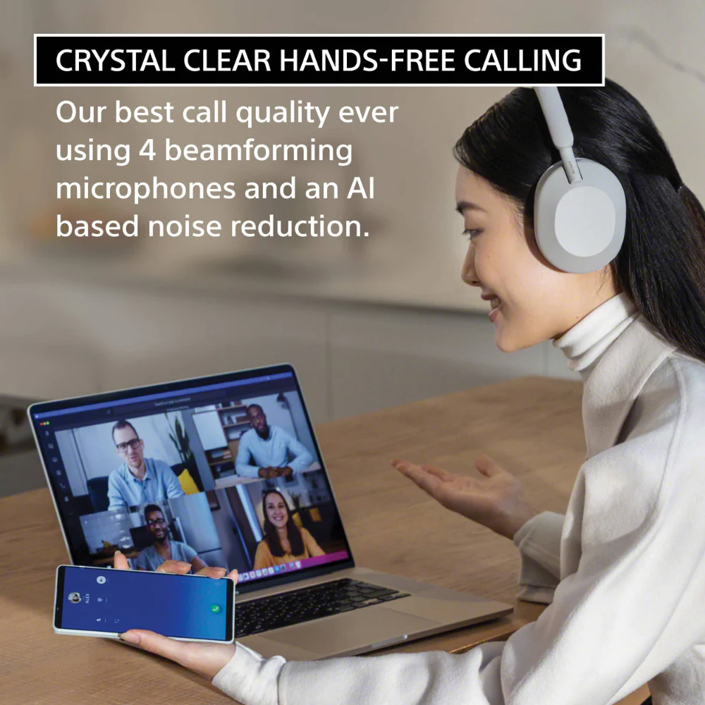 Sony WH-1000XM5 Wireless Noise Canceling Over-Ear Headphones with Sony Earbuds - Image 2