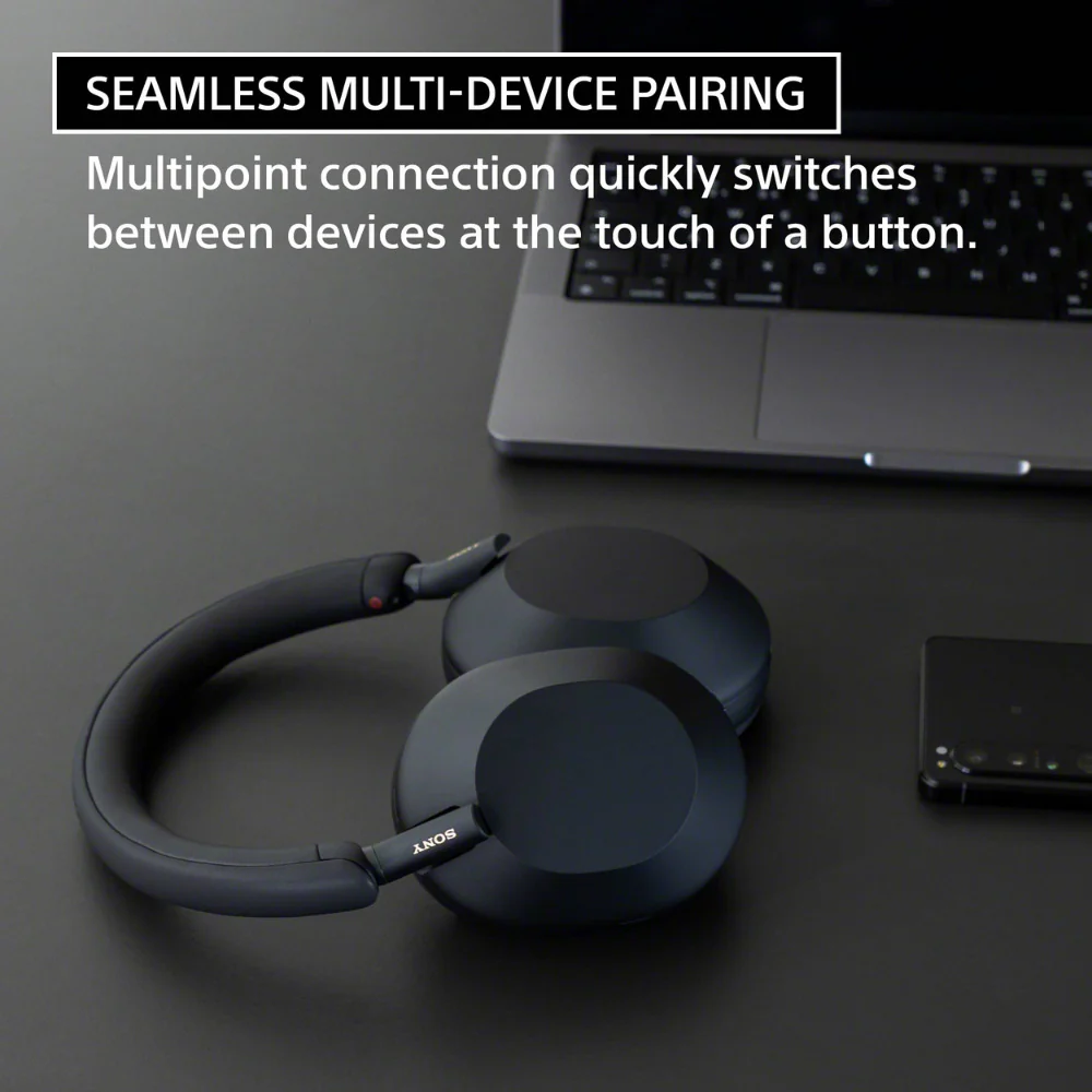 Sony WH-1000XM5 Wireless Noise Canceling Over-Ear Headphones with Sony Earbuds - Image 5