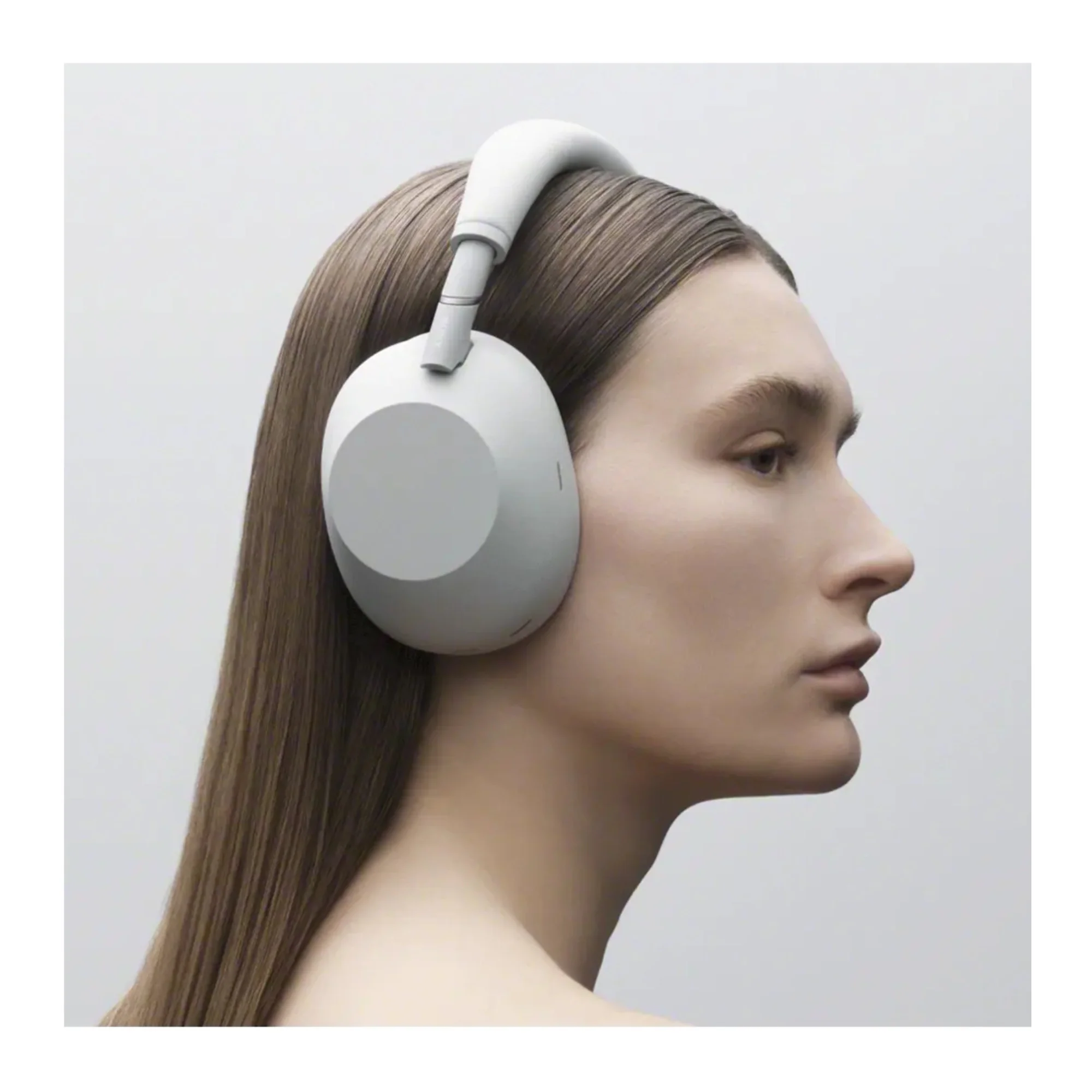 Sony WH-1000XM6 Wireless Noise-Canceling Headphones (Silver) with Accessories - Image 8